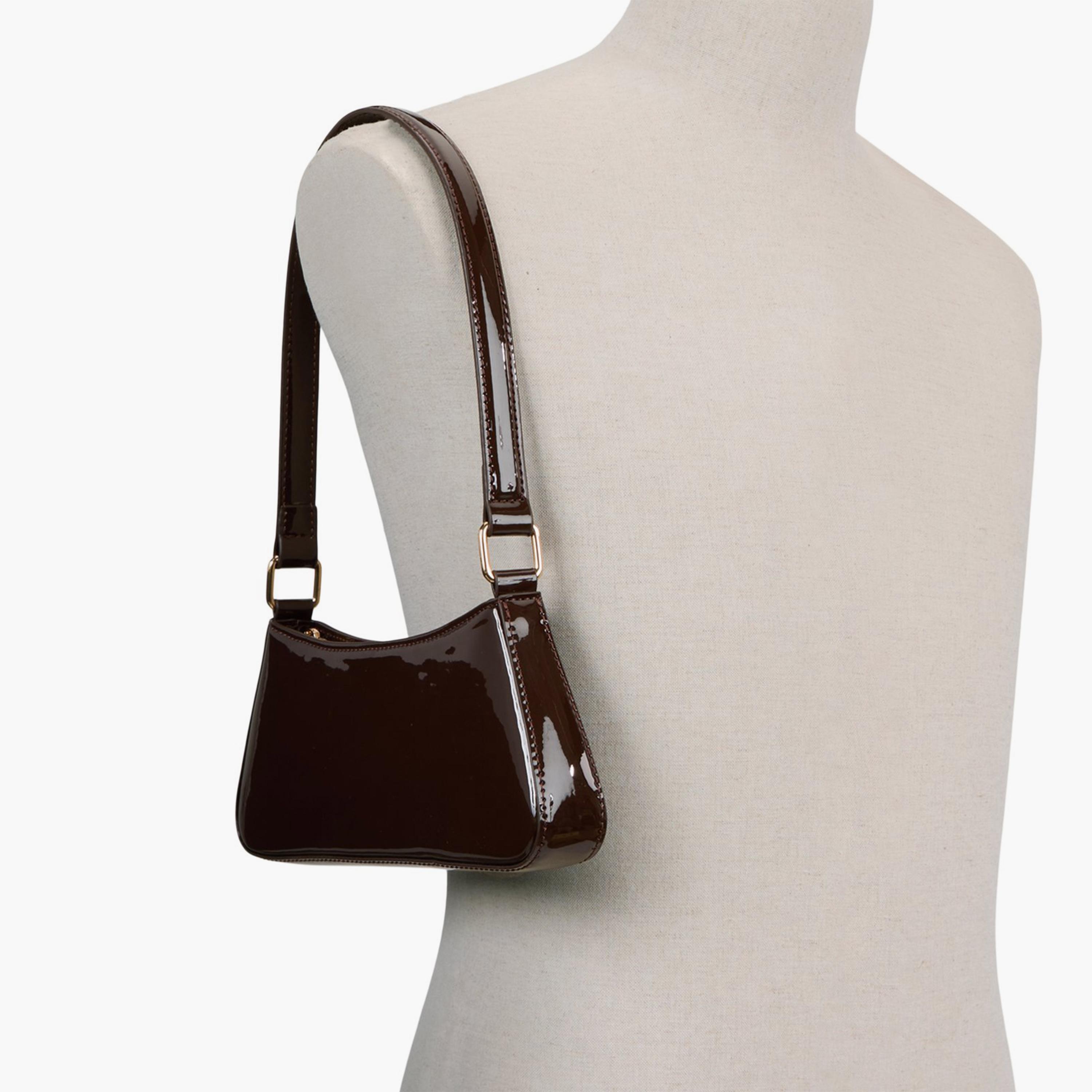 Call it Spring Julieettee Plain Shoulder Bag with Zipper Closure | 27 X 5 X 17 CM-women-bagsandwallets-handbags-image-4