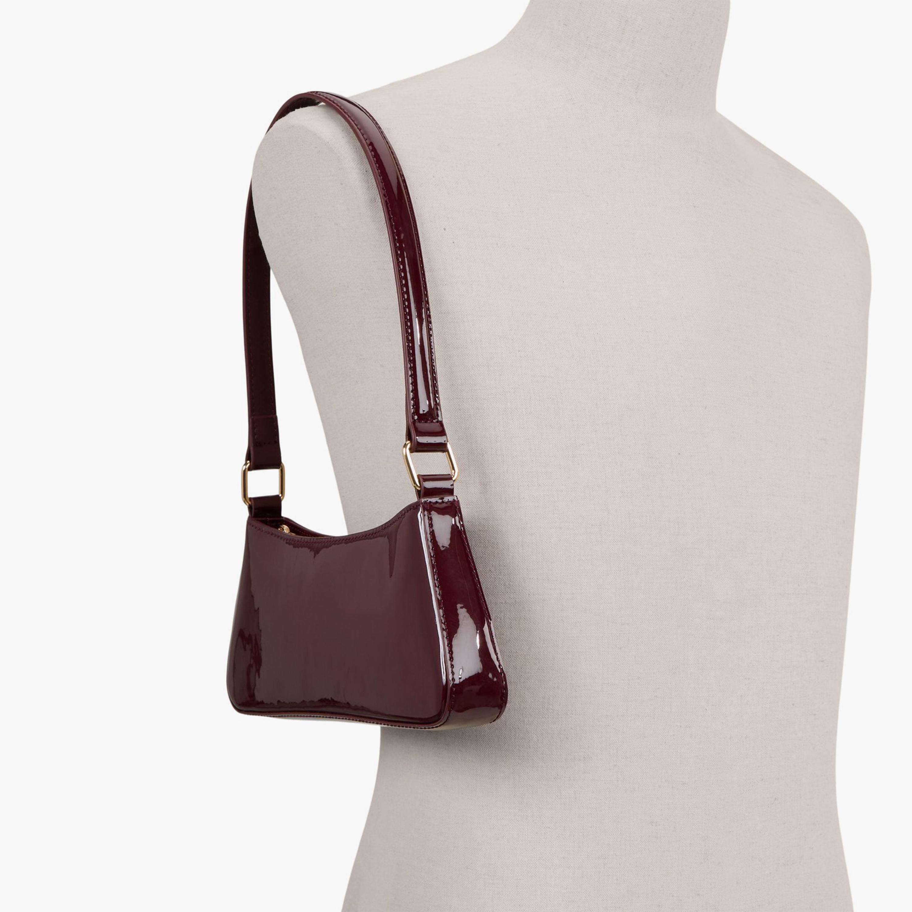Call it Spring Julieettee Plain Shoulder Bag with Zipper Closure | 27 X 5 X 17 CM-women-bagsandwallets-handbags-image-4