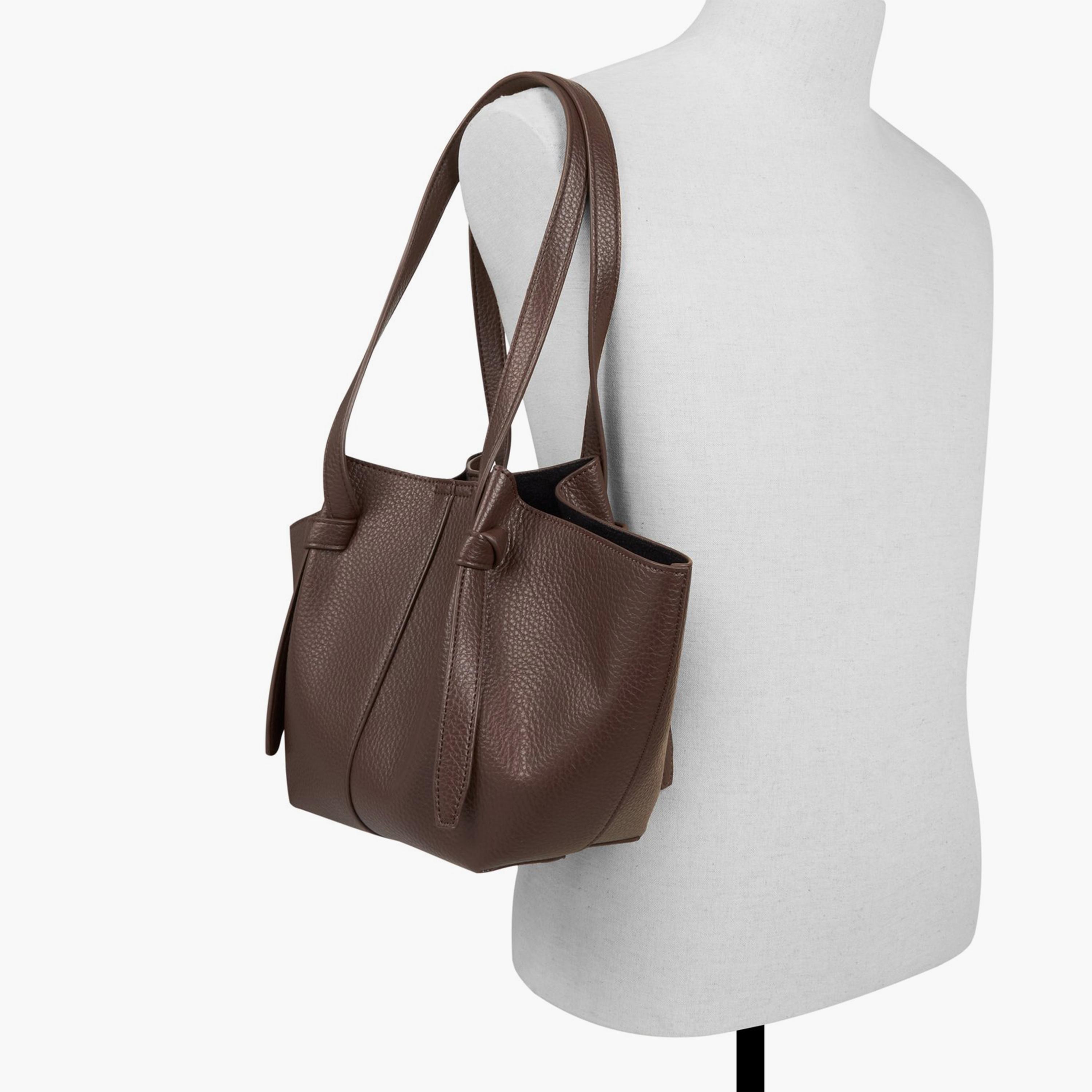 كول ات سبرينغ- شنطة كتف منقوشة إغلاق مغناطيسي مقبض مزدوج | 41 × 19 × 12 سم-women-bagsandwallets-handbags-image-4