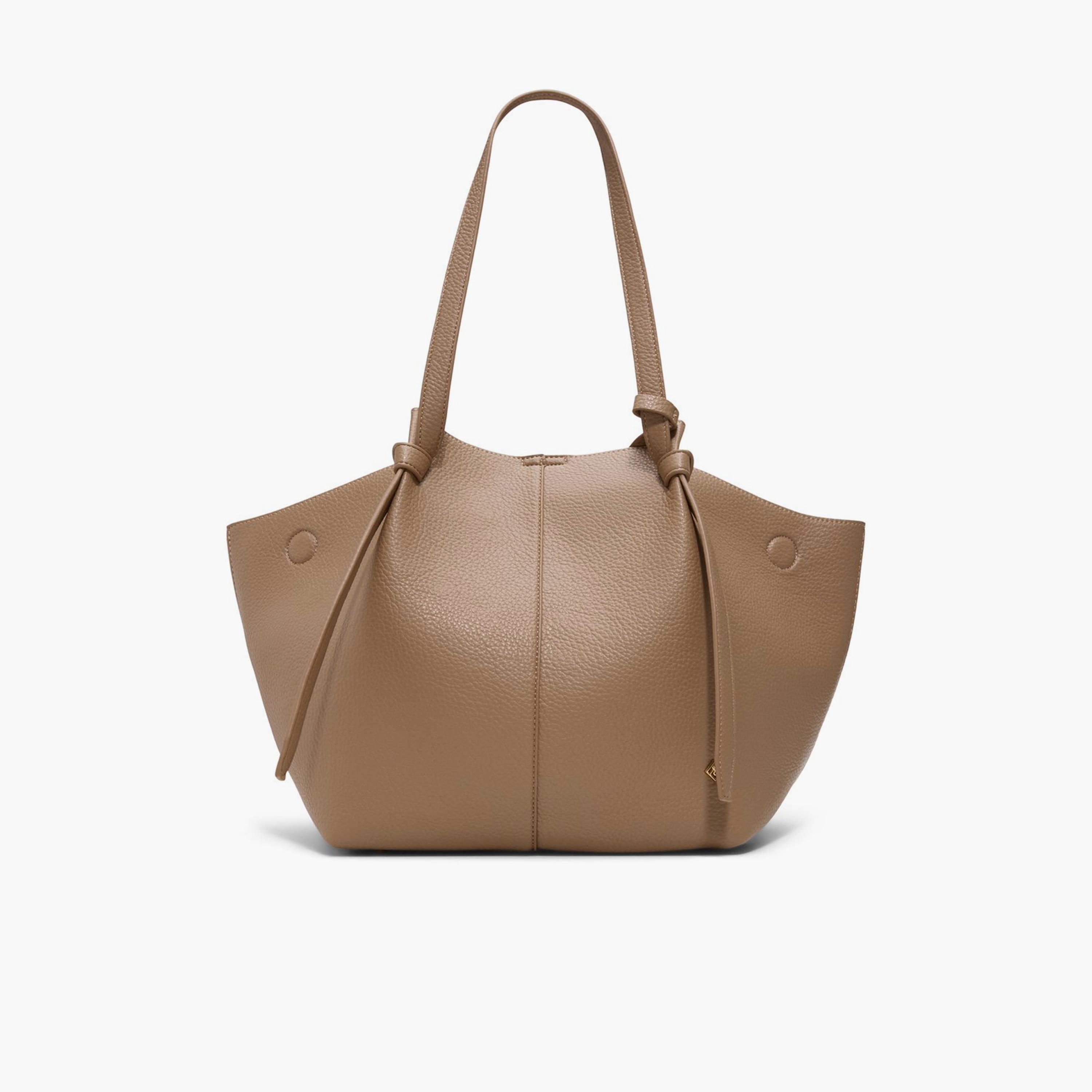 Call it Spring Kenzio Textured Double Handle Tote Bag with Magnetic Closure | 49 X 18 X 29 CM-women-bagsandwallets-handbags-image-1