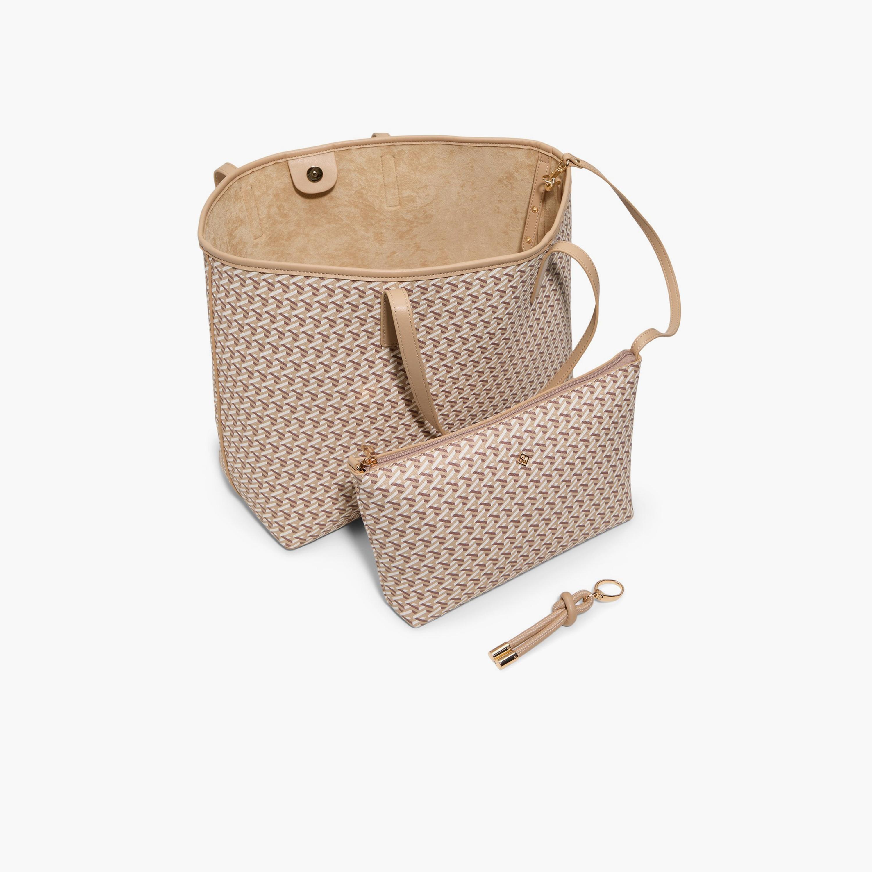 كول ات سبرينغ - شنطة تسوق مطبوعة بمقبضين وإغلاق مغناطيسي | 53 × 18 × 32 سم-women-bagsandwallets-handbags-image-8