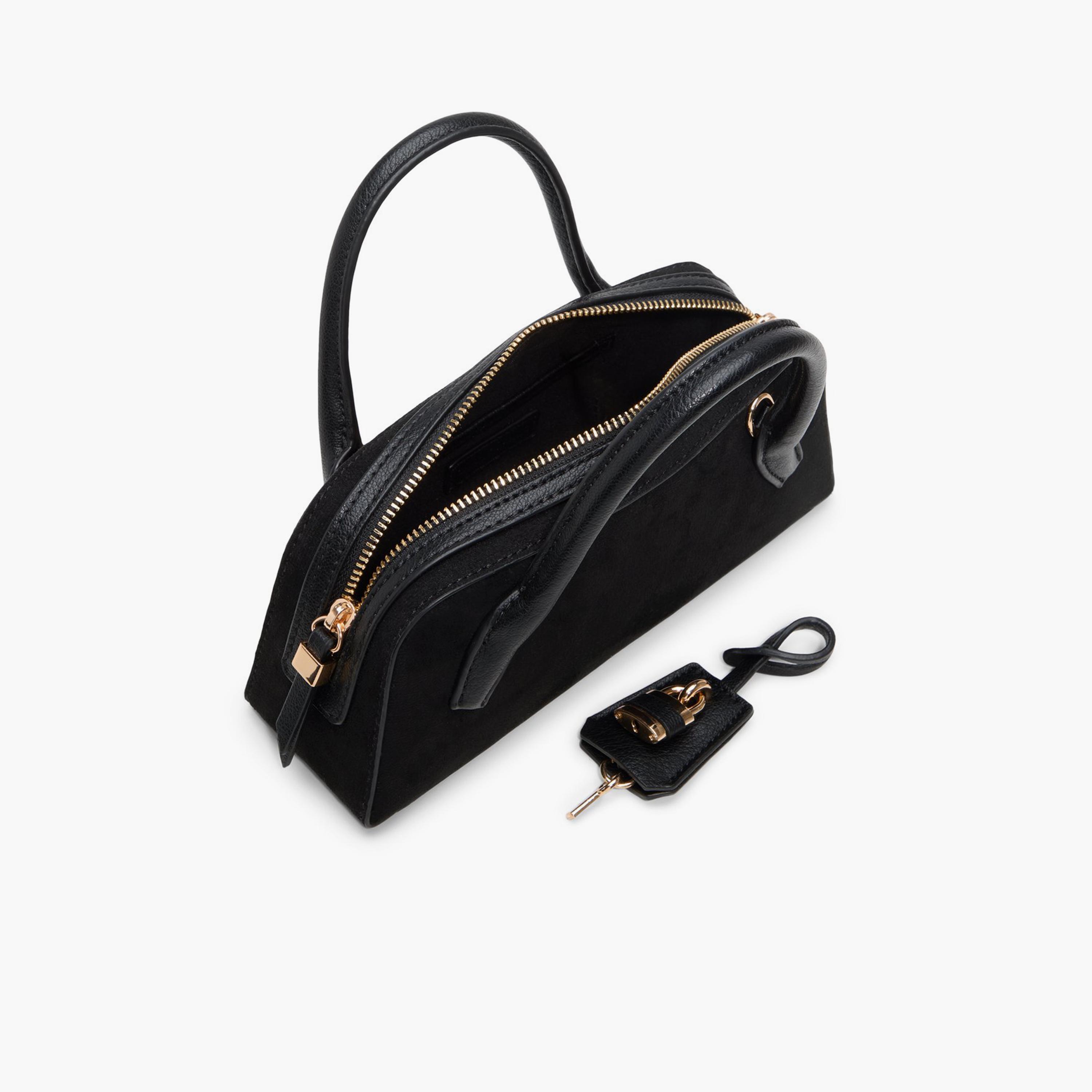 Call it Spring Mariee Plain Top Handle Satchel Bag with Zipper Closure and Detachable Strap | 24 X 9 X 19 CM-women-bagsandwallets-handbags-image-3