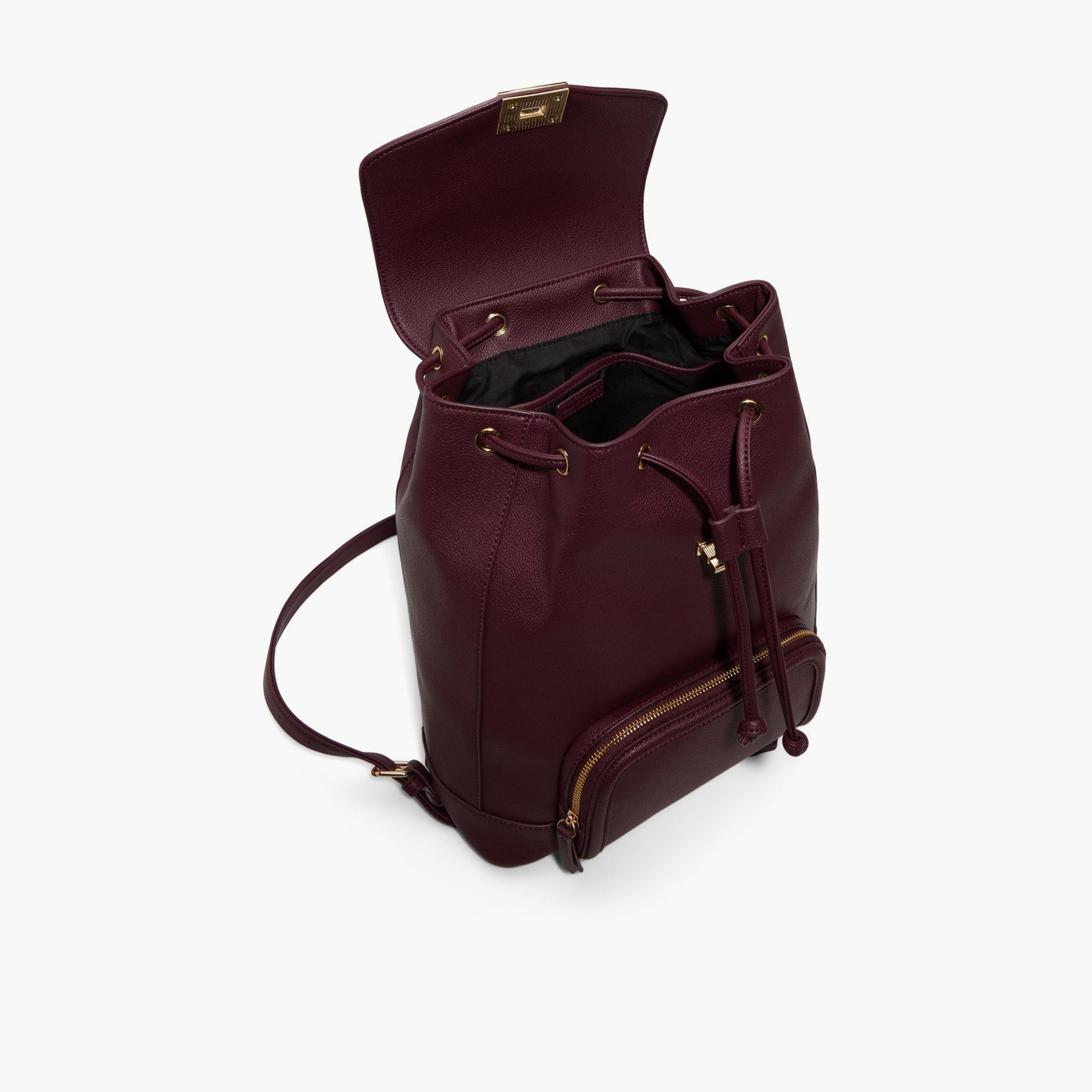 كول ات سبرينغ- شنطة  ظهر صغيرة ميز بمقبض علوي مع قفل ملتوي وحزام قابل للتعديل-women-bagsandwallets-backpacks-image-11