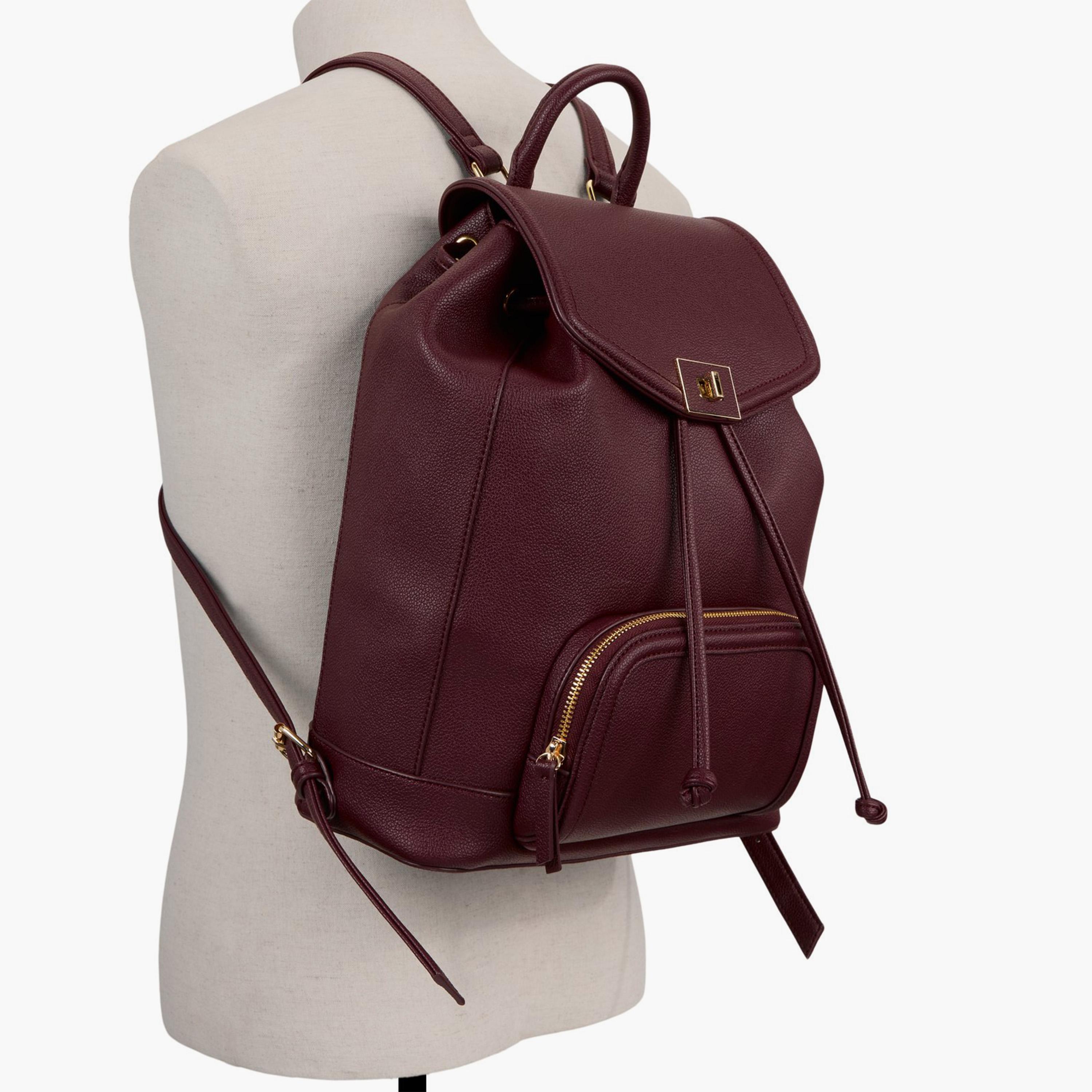كول ات سبرينغ- شنطة  ظهر صغيرة ميز بمقبض علوي مع قفل ملتوي وحزام قابل للتعديل-women-bagsandwallets-backpacks-image-12