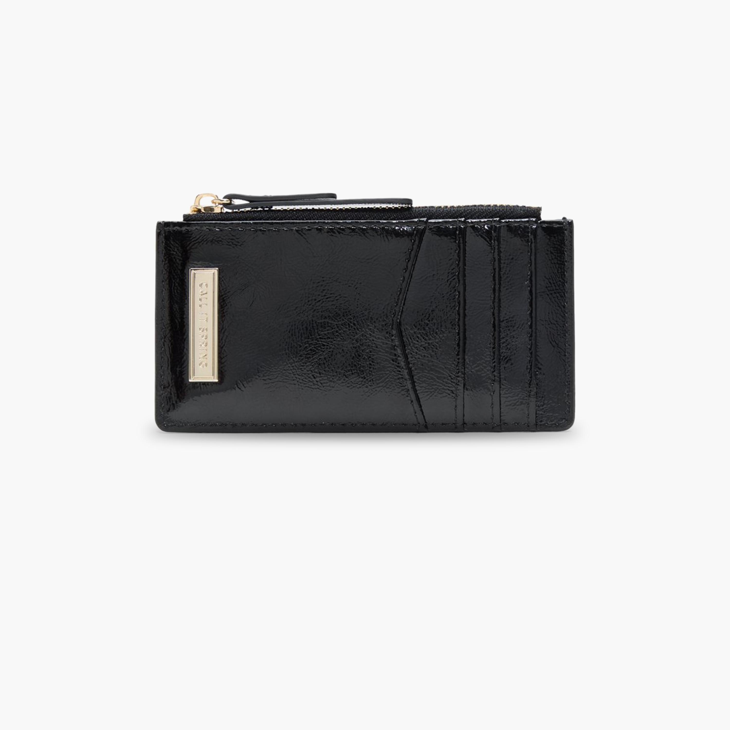 كول ات سبرينج محفظة منقوشة نايلا بجيوب متعددة للبطاقات وسحاب-women-bagsandwallets-wallets-image-1