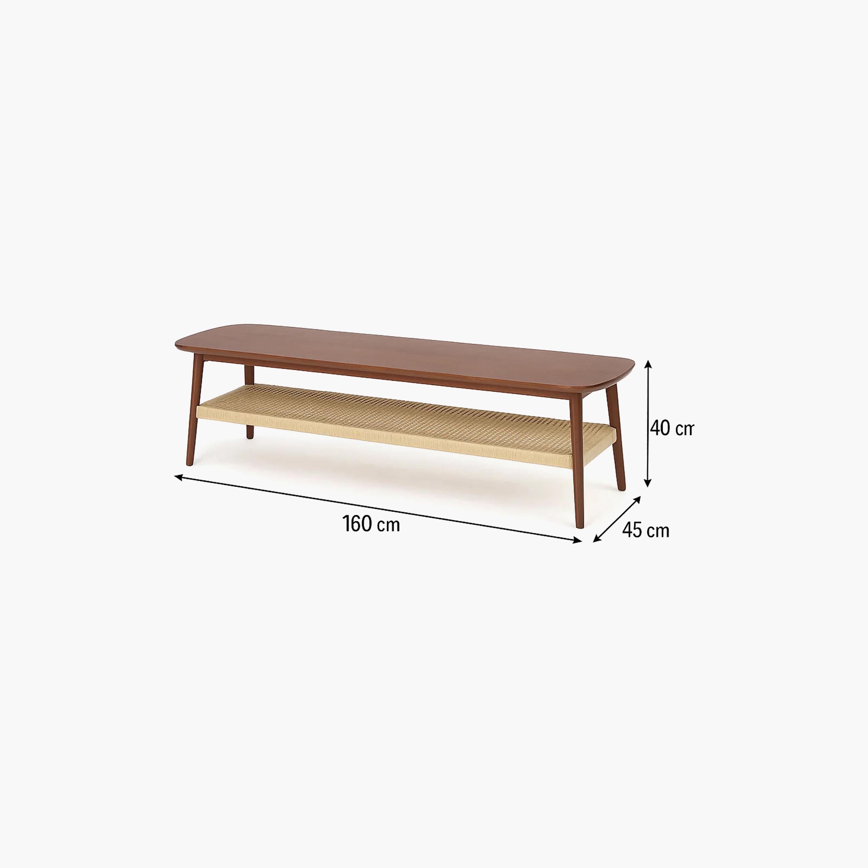 طاولة تلفزيون خشبية برف واحد من ماريا هومز-furniture-livingroom-tvandmediaunits-image-6