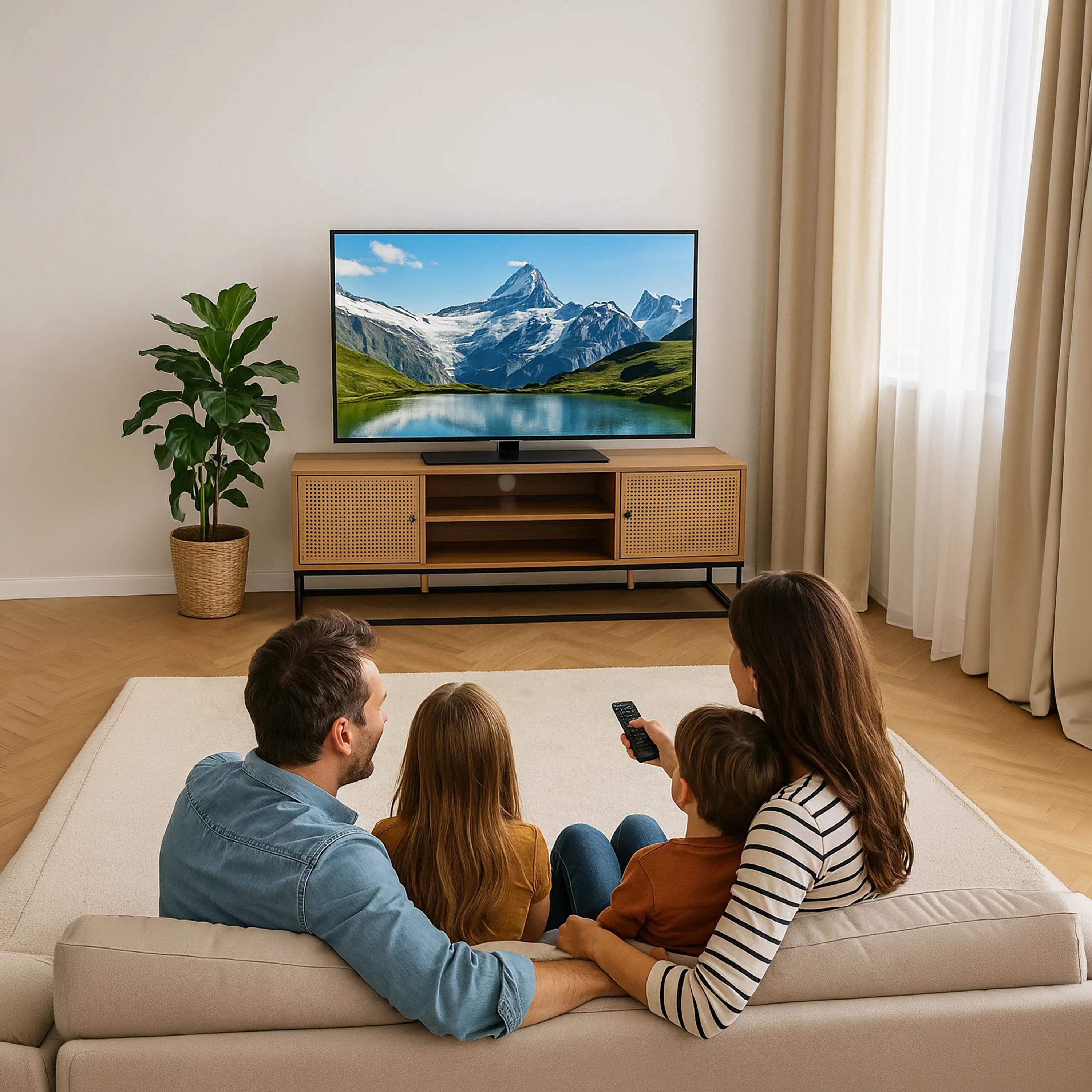 طاولة تلفزيون خيزران من ماريا هومز بدرجين ورفين-furniture-livingroom-tvandmediaunits-image-3
