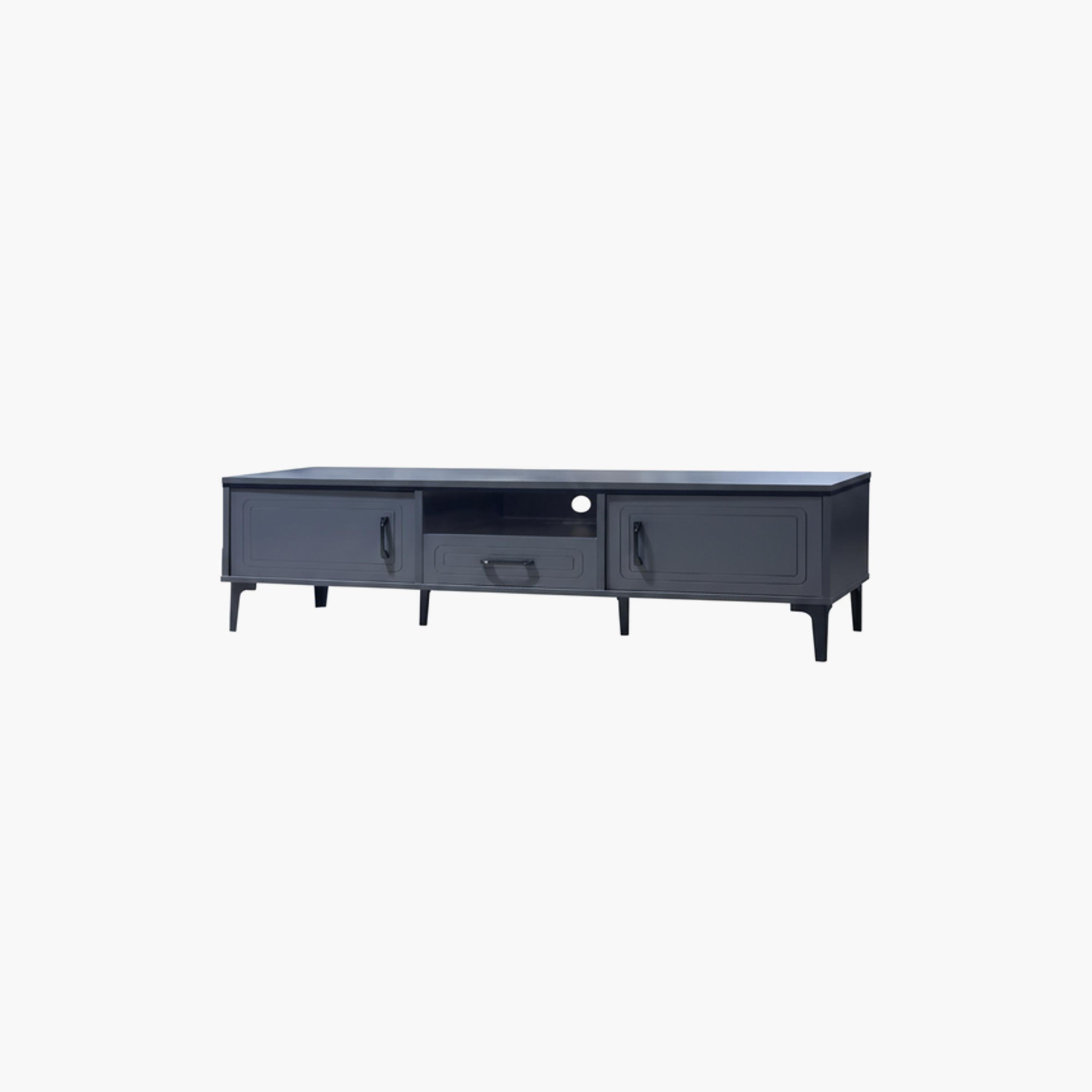 طاولة تلفزيون معدنية بـ 3 أدراج ورف واحد من ماريا هومز-furniture-livingroom-tvandmediaunits-image-3