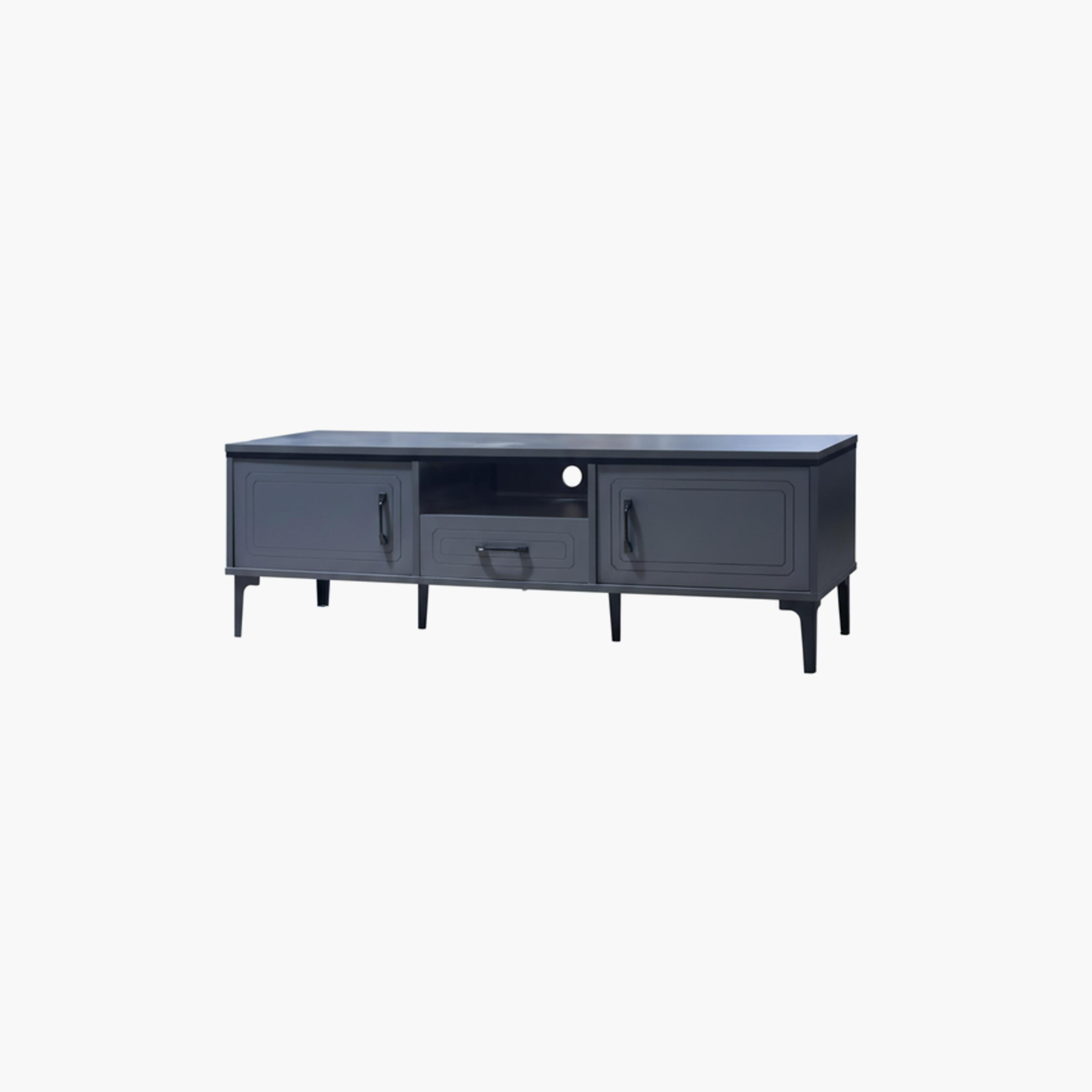 طاولة تلفزيون معدنية بـ 3 أدراج ورف واحد من ماريا هومز-furniture-livingroom-tvandmediaunits-image-2