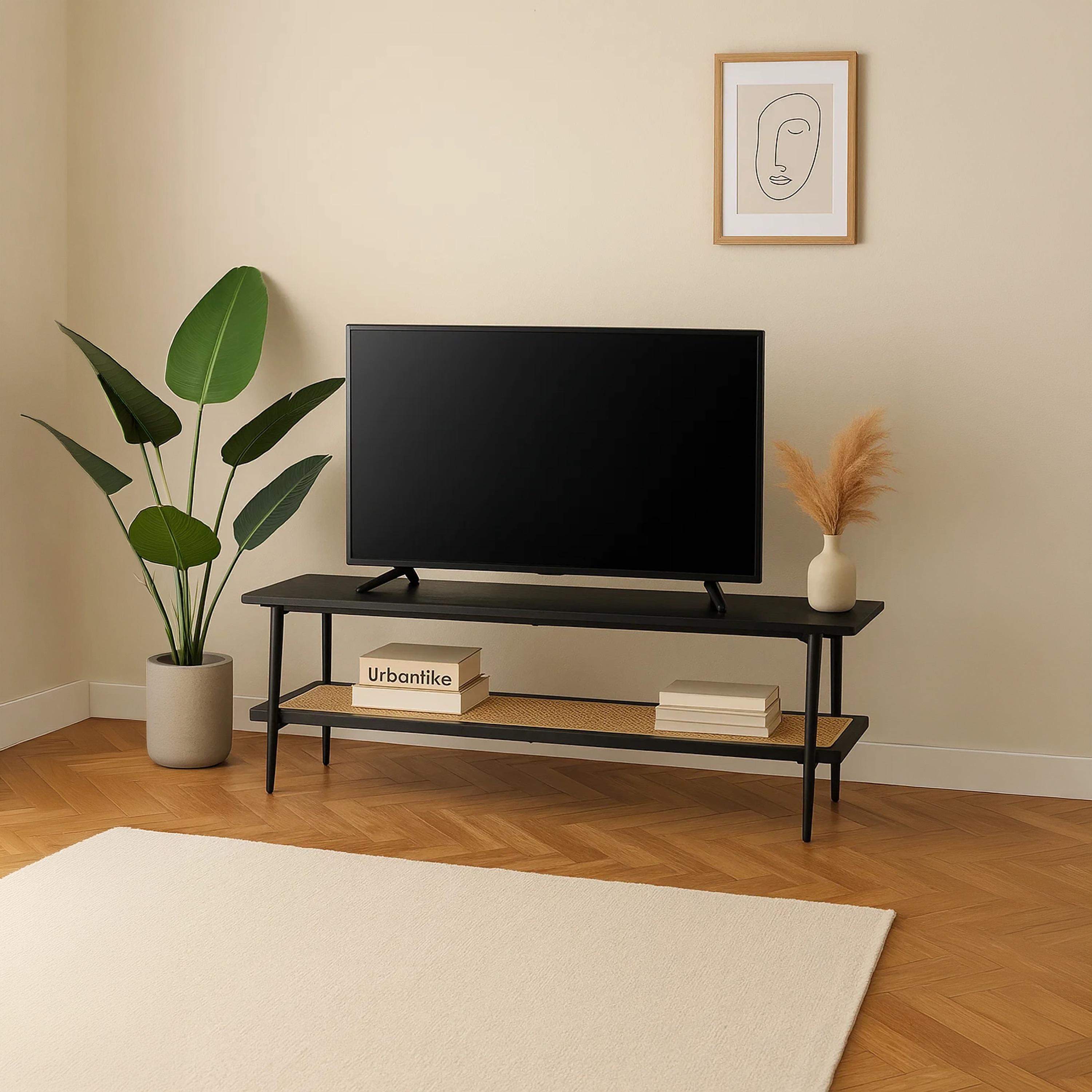 طاولة تلفزيون روتان برف واحد من ماريا هومز-furniture-livingroom-tvandmediaunits-image-2