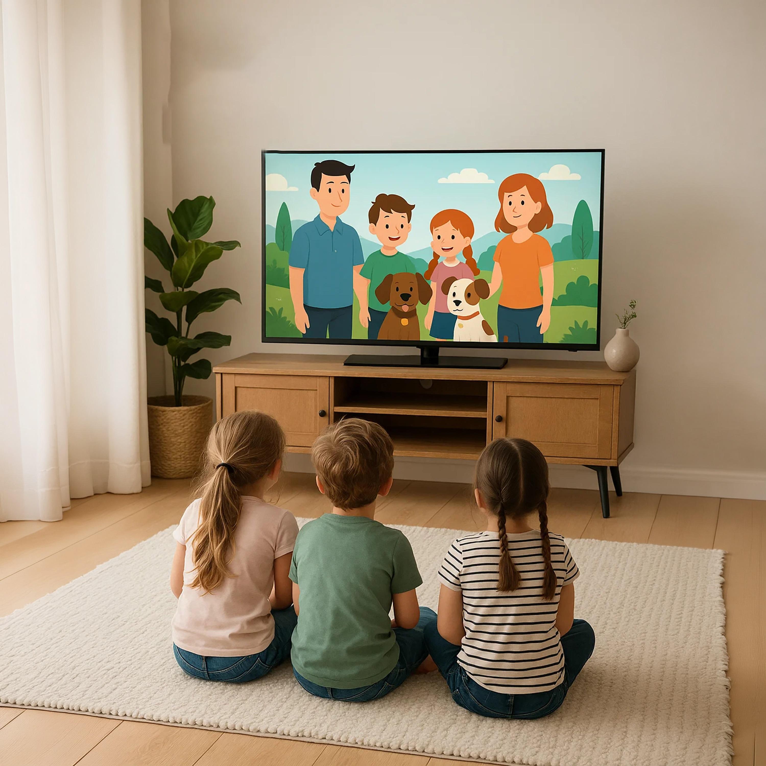 طاولة تلفزيون خشبية بدرجين ورفين من ماريا هومز-furniture-livingroom-tvandmediaunits-image-3