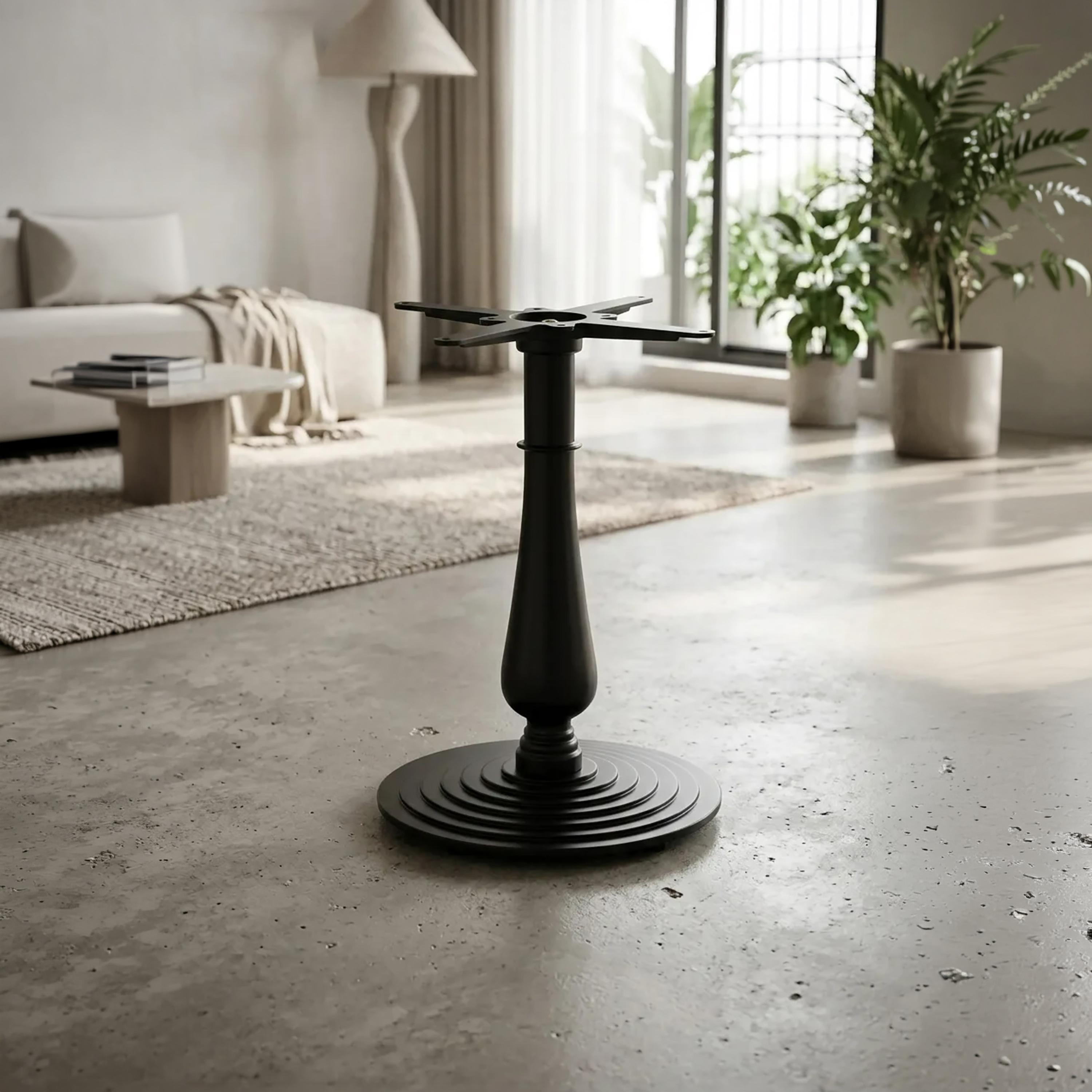 إطار طاولة خشبية بقاعدة عمودية من ماريا هومز-furniture-livingroom-sideandendtables-image-2