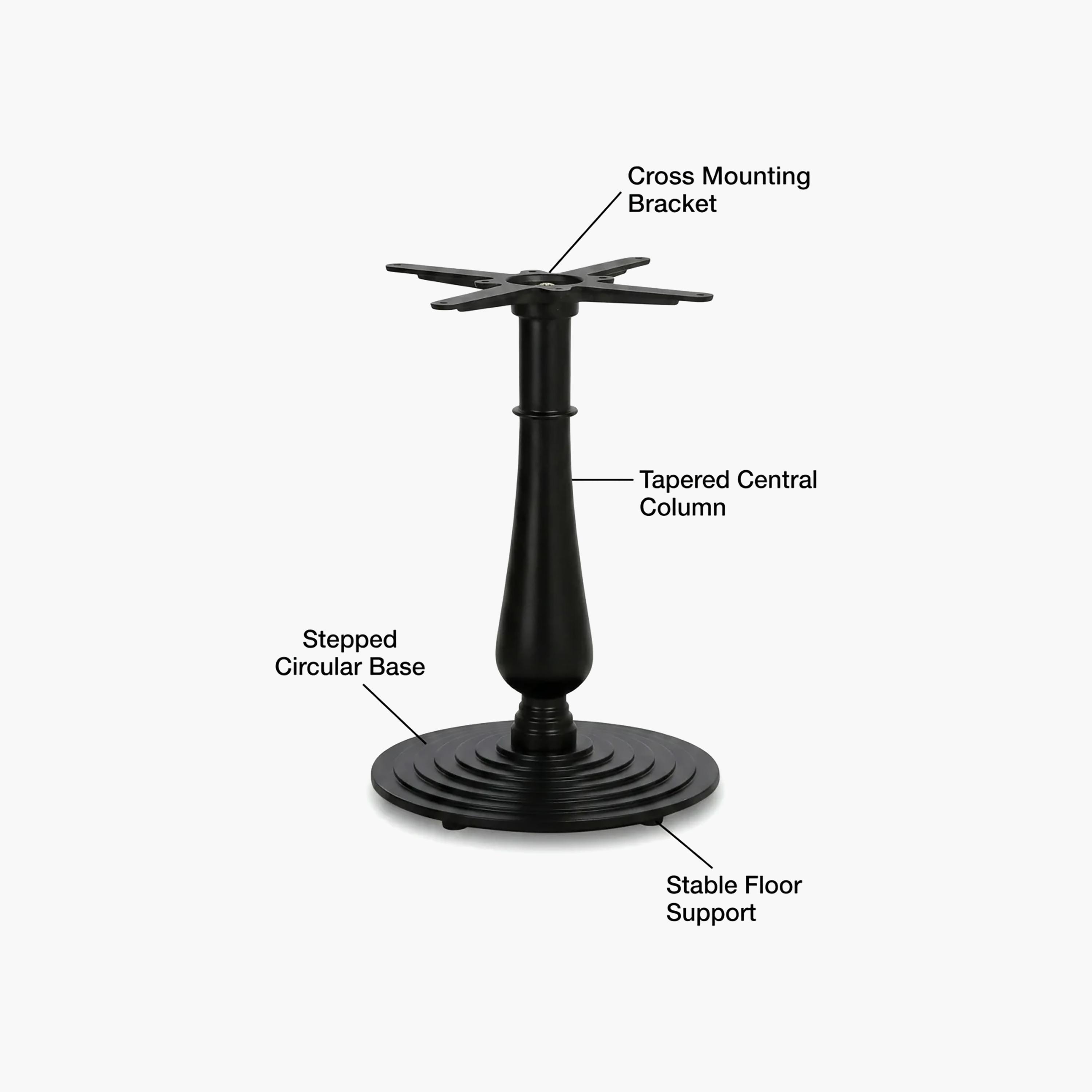 إطار طاولة خشبية بقاعدة عمودية من ماريا هومز-furniture-livingroom-sideandendtables-image-5