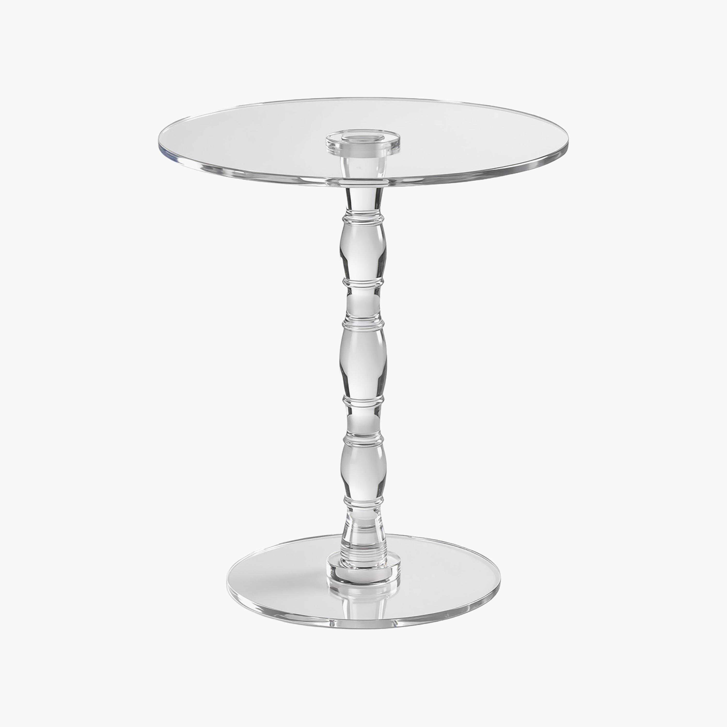 طاولة جانبية خشبية بقاعدة مجسمة من ماريا هومز-furniture-livingroom-sideandendtables-image-4
