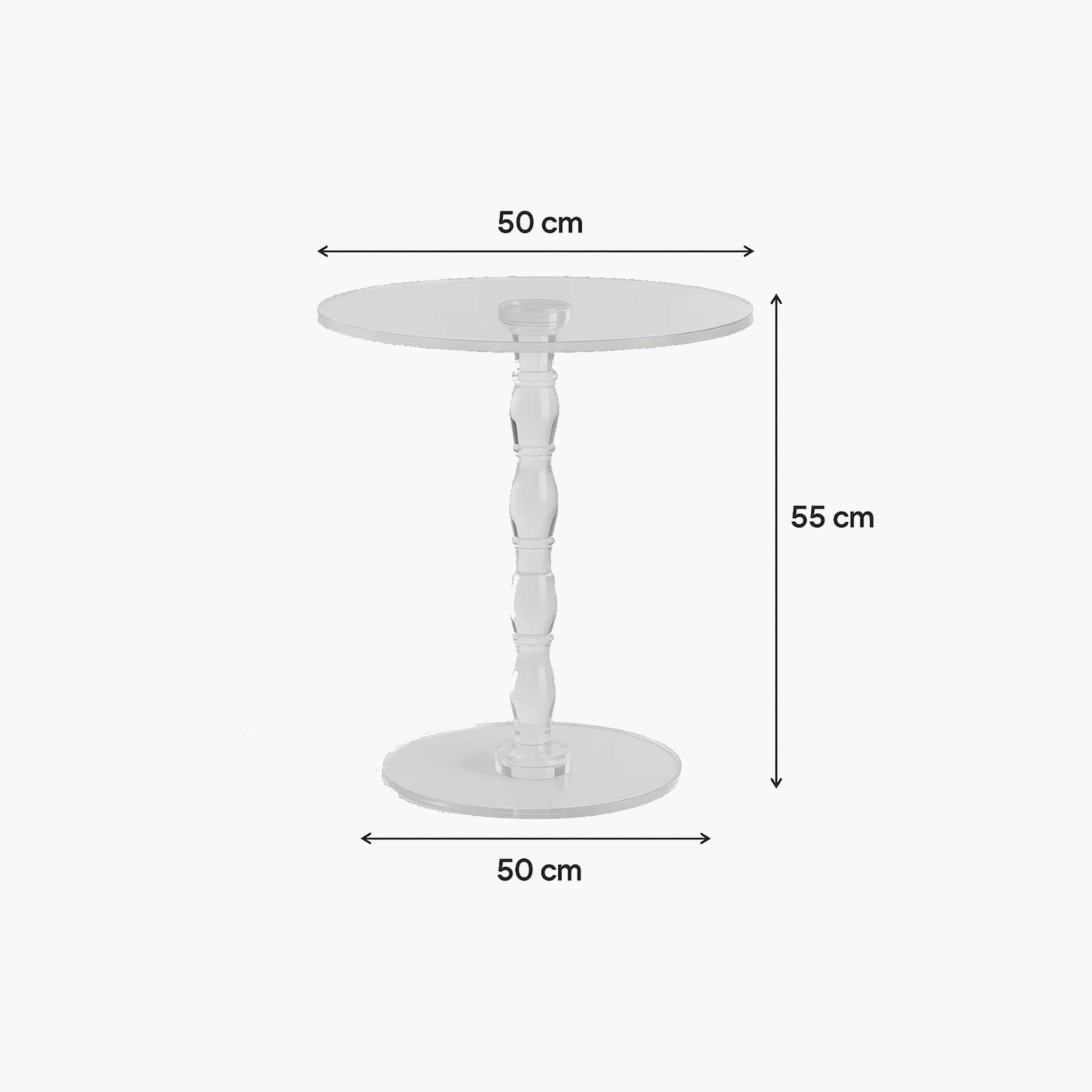 طاولة جانبية خشبية بقاعدة مجسمة من ماريا هومز-furniture-livingroom-sideandendtables-image-6