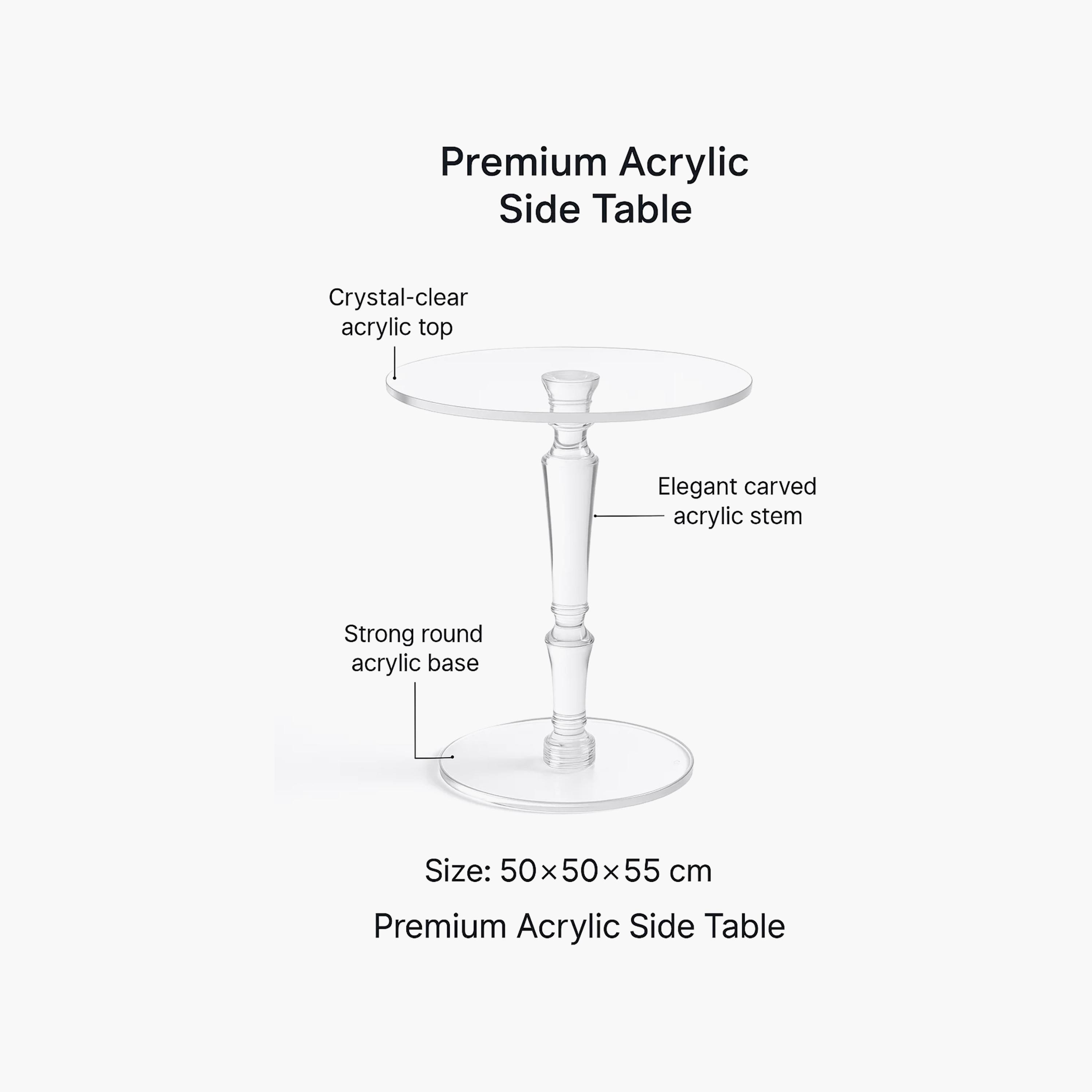 Maria Homes Wooden Pedestal Side Table-furniture-livingroom-sideandendtables-image-4