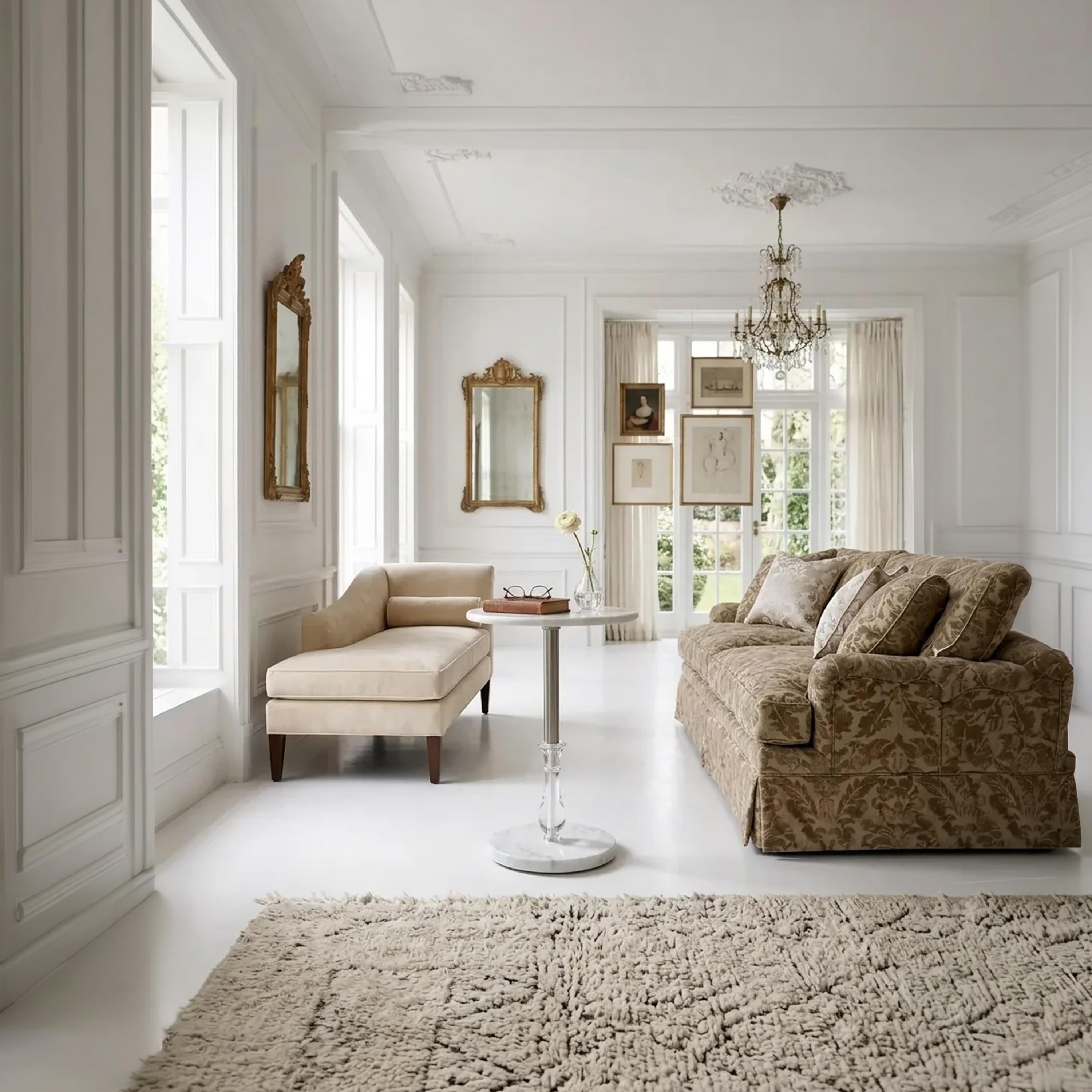 Maria Homes Marble Pedestal Side Table-furniture-livingroom-sideandendtables-image-2