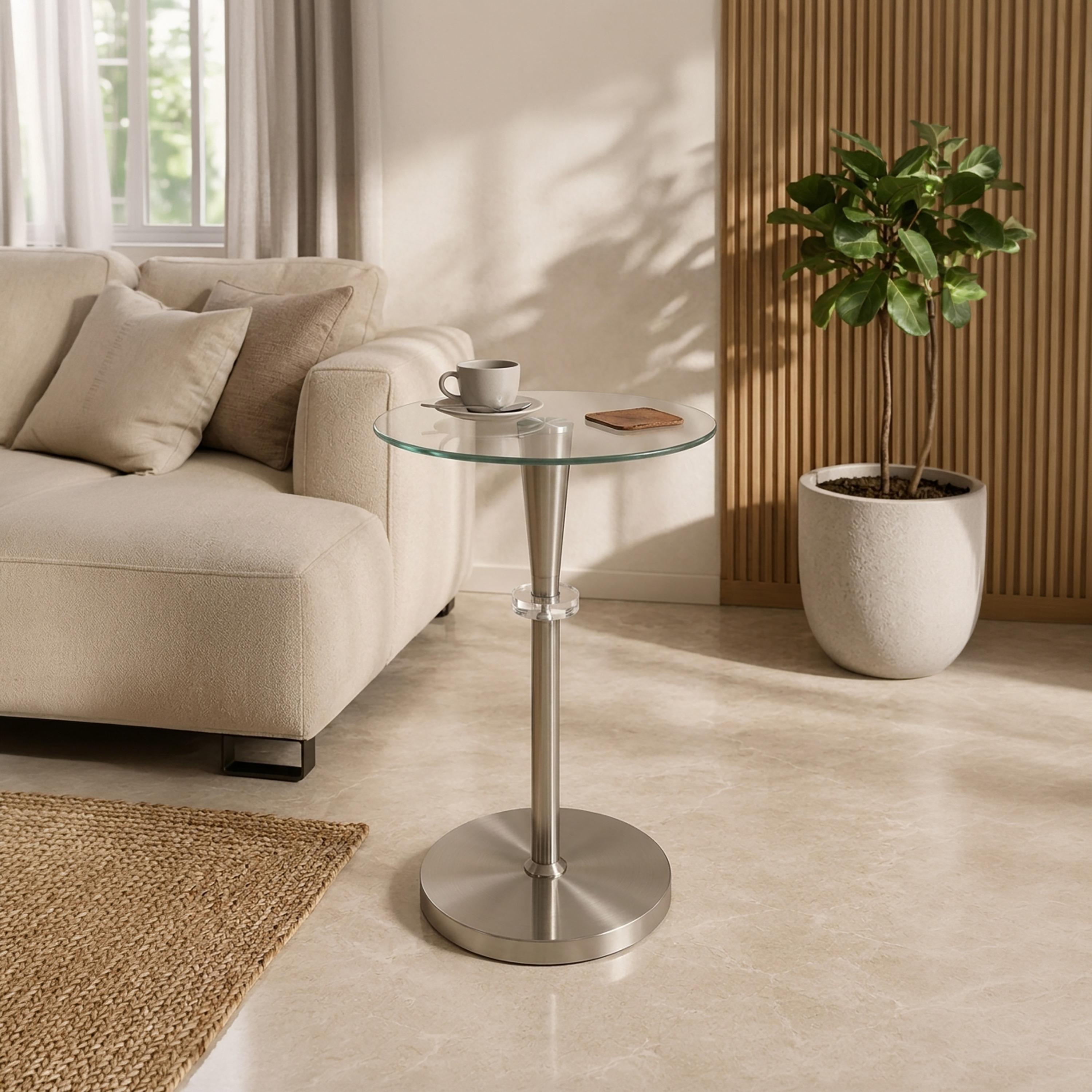 طاولة جانبية زجاجية بقاعدة عمودية من ماريا هومز-furniture-livingroom-sideandendtables-image-1