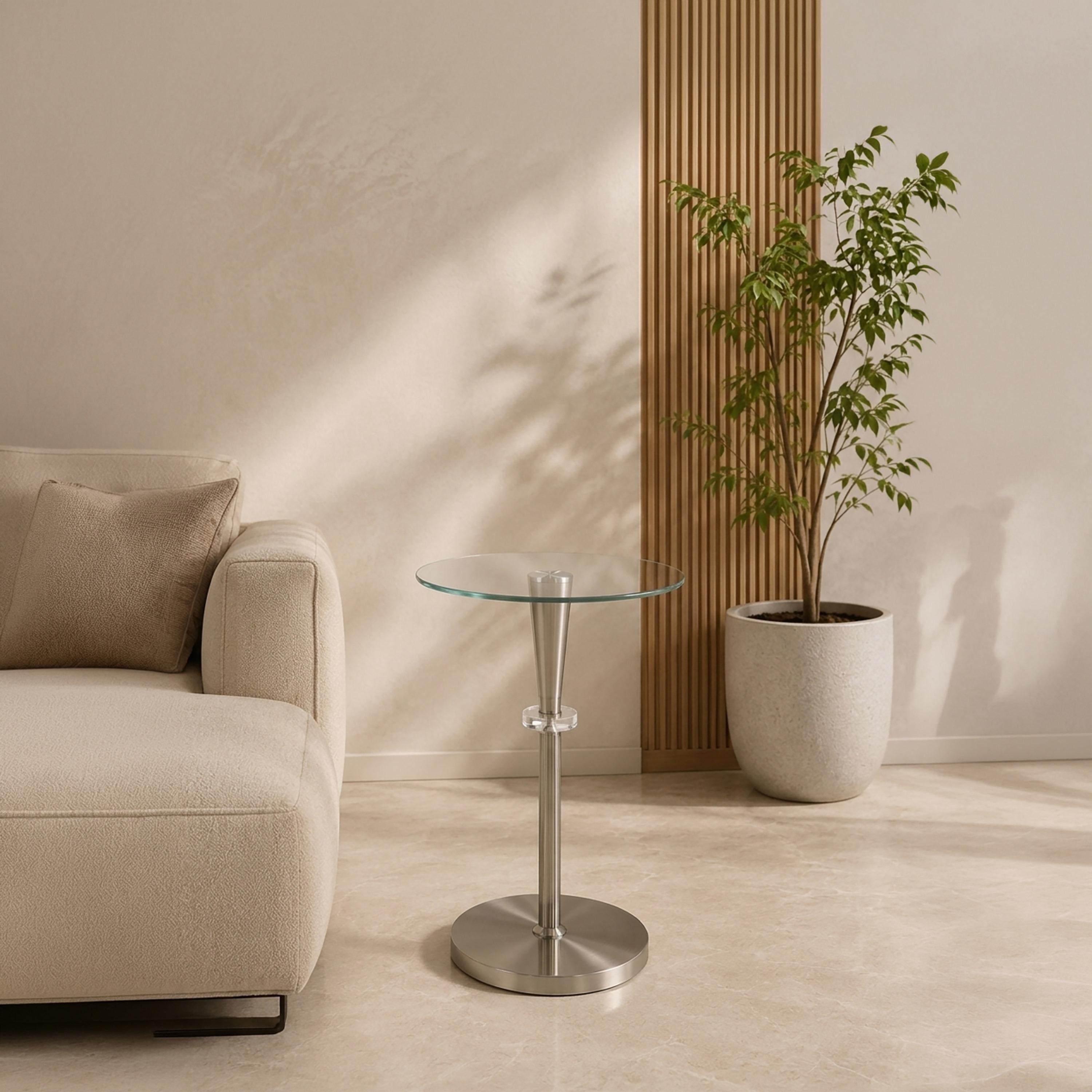 طاولة جانبية زجاجية بقاعدة عمودية من ماريا هومز-furniture-livingroom-sideandendtables-image-2
