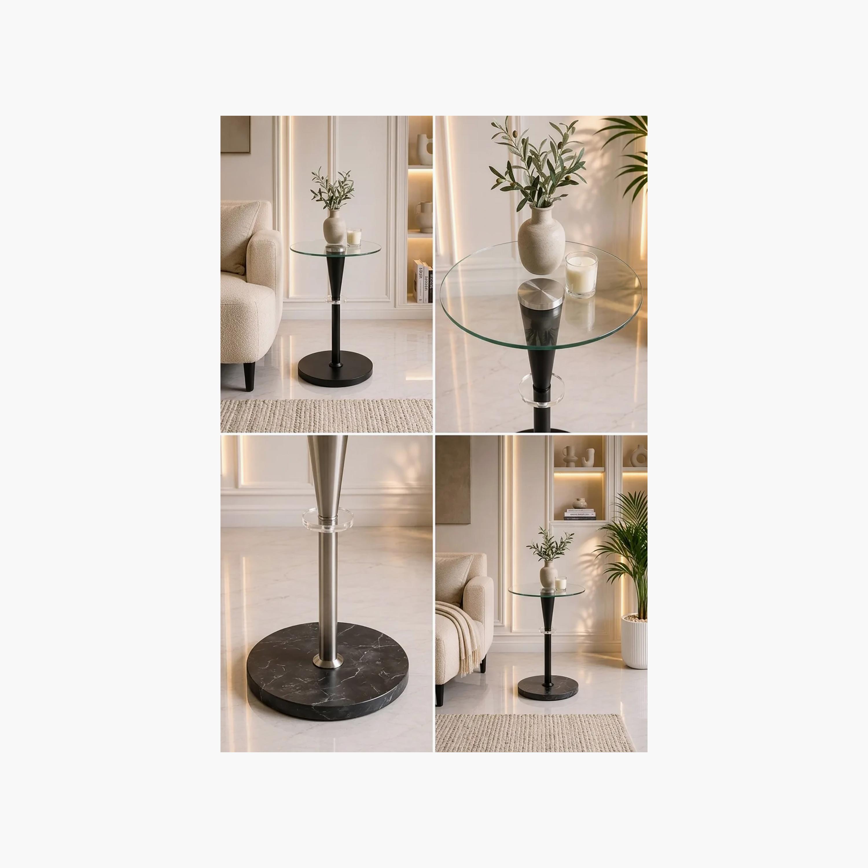 طاولة جانبية زجاجية بقاعدة عمودية من ماريا هومز-furniture-livingroom-sideandendtables-image-3