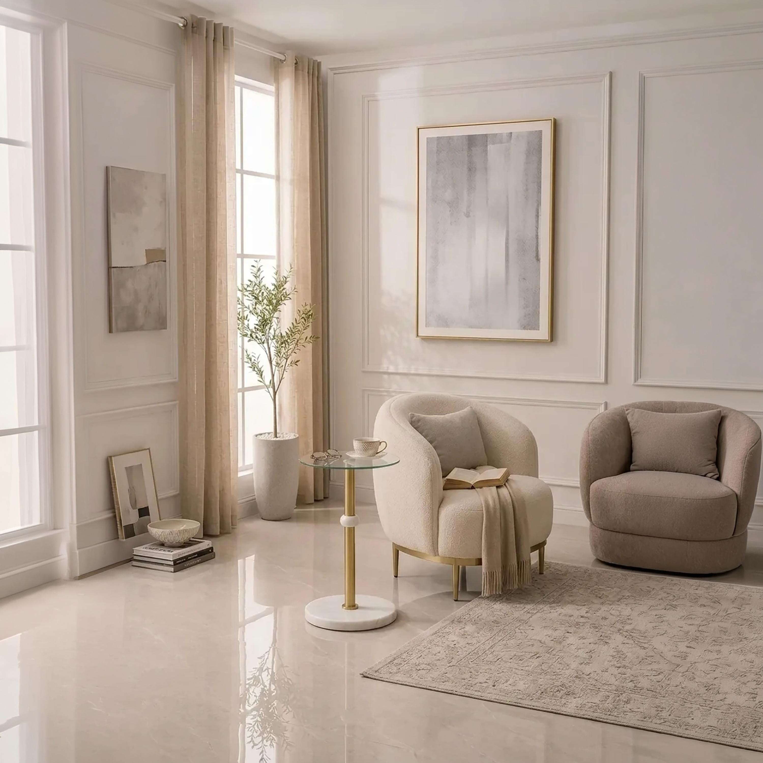طاولة جانبية زجاجية بقاعدة عمودية من ماريا هومز-furniture-livingroom-sideandendtables-image-2
