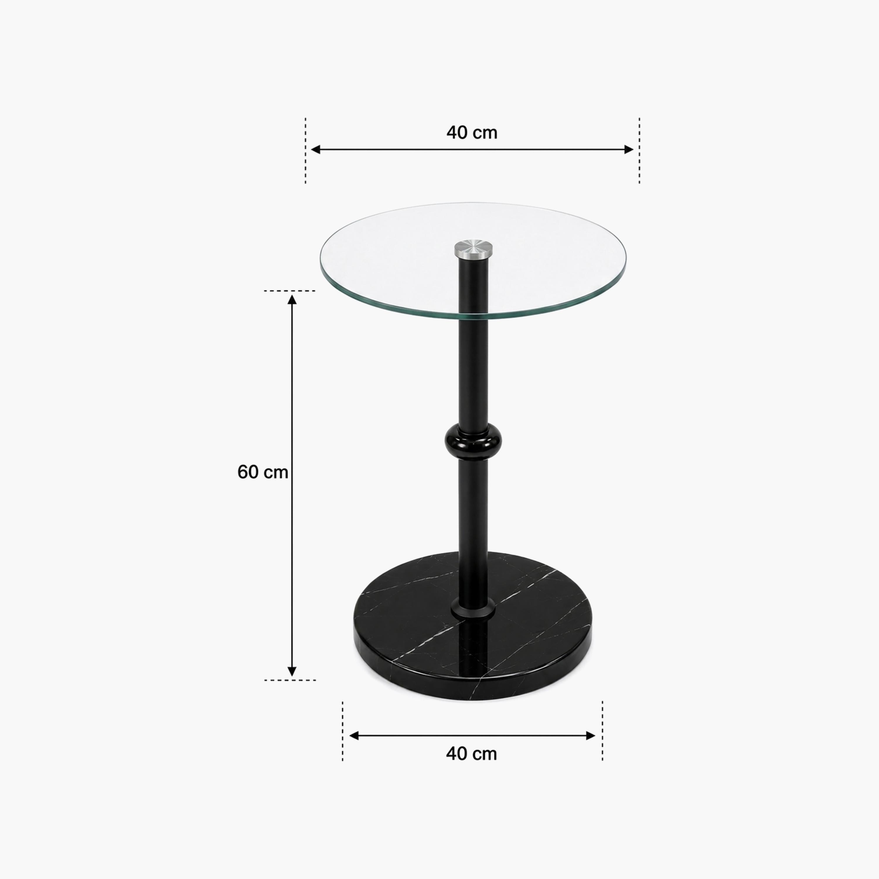 طاولة جانبية زجاجية بقاعدة عمودية من ماريا هومز-furniture-livingroom-sideandendtables-image-4
