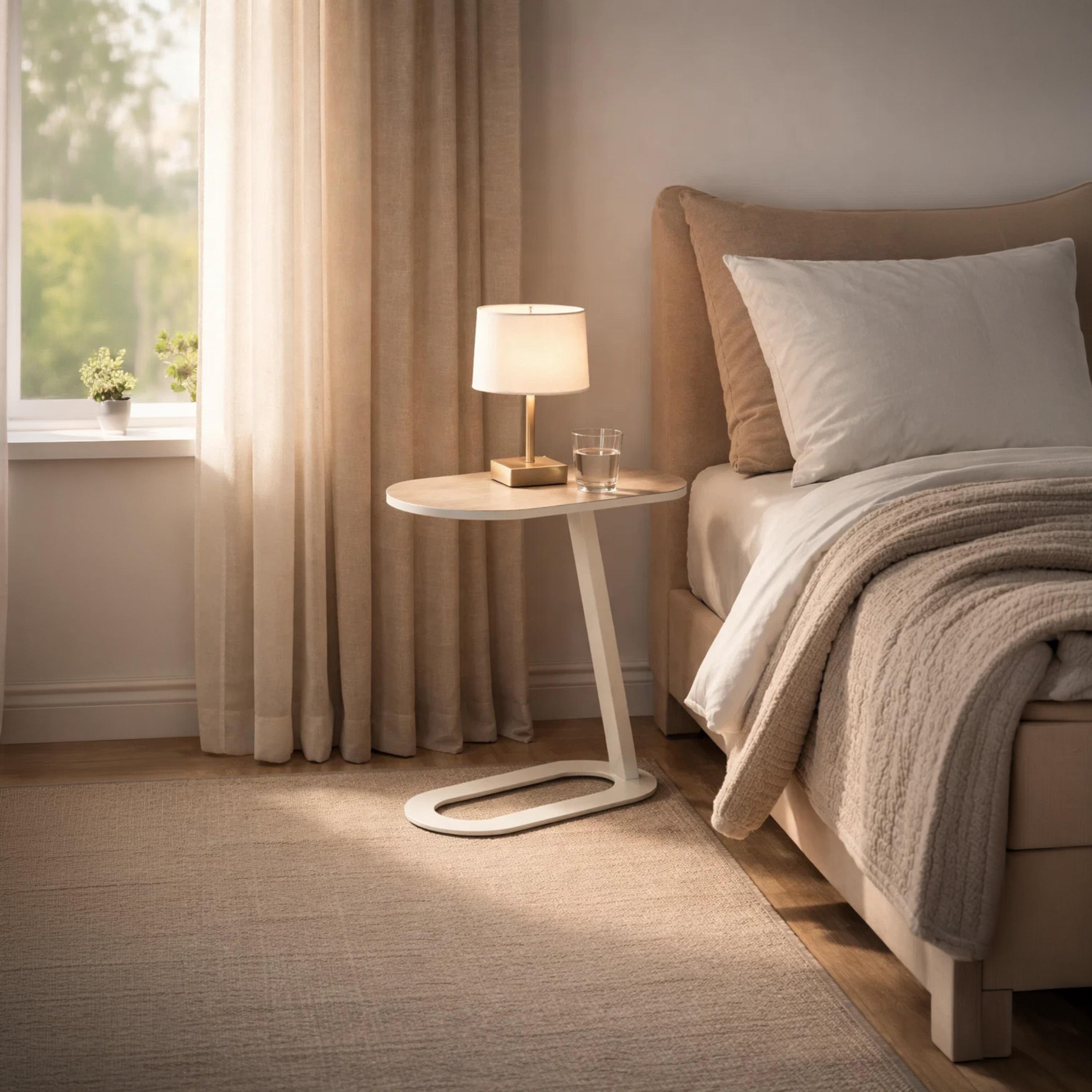 طاولة جانبية خشبية بقاعدة عمودية من ماريا هومز-furniture-livingroom-sideandendtables-image-3