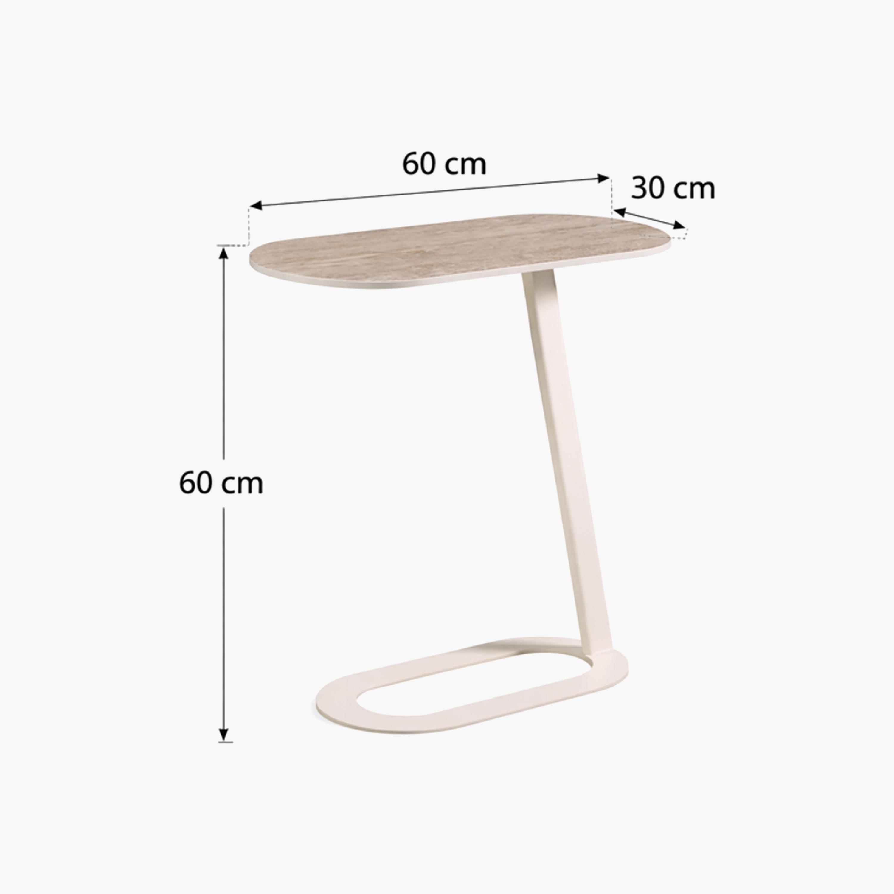 طاولة جانبية خشبية بقاعدة عمودية من ماريا هومز-furniture-livingroom-sideandendtables-image-6