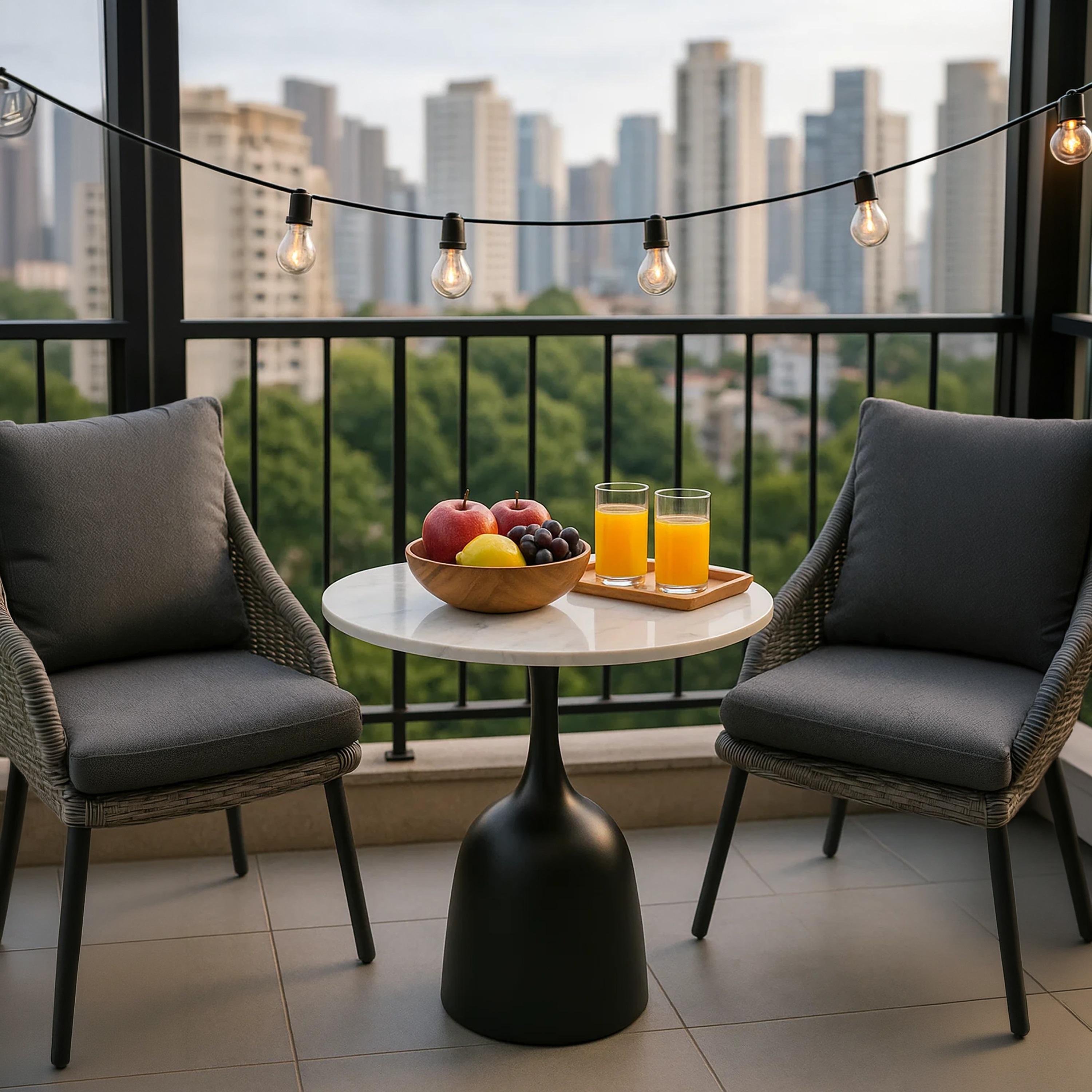 طاولة جانبية خشبية بقاعدة عمودية من ماريا هومز-furniture-livingroom-sideandendtables-image-4