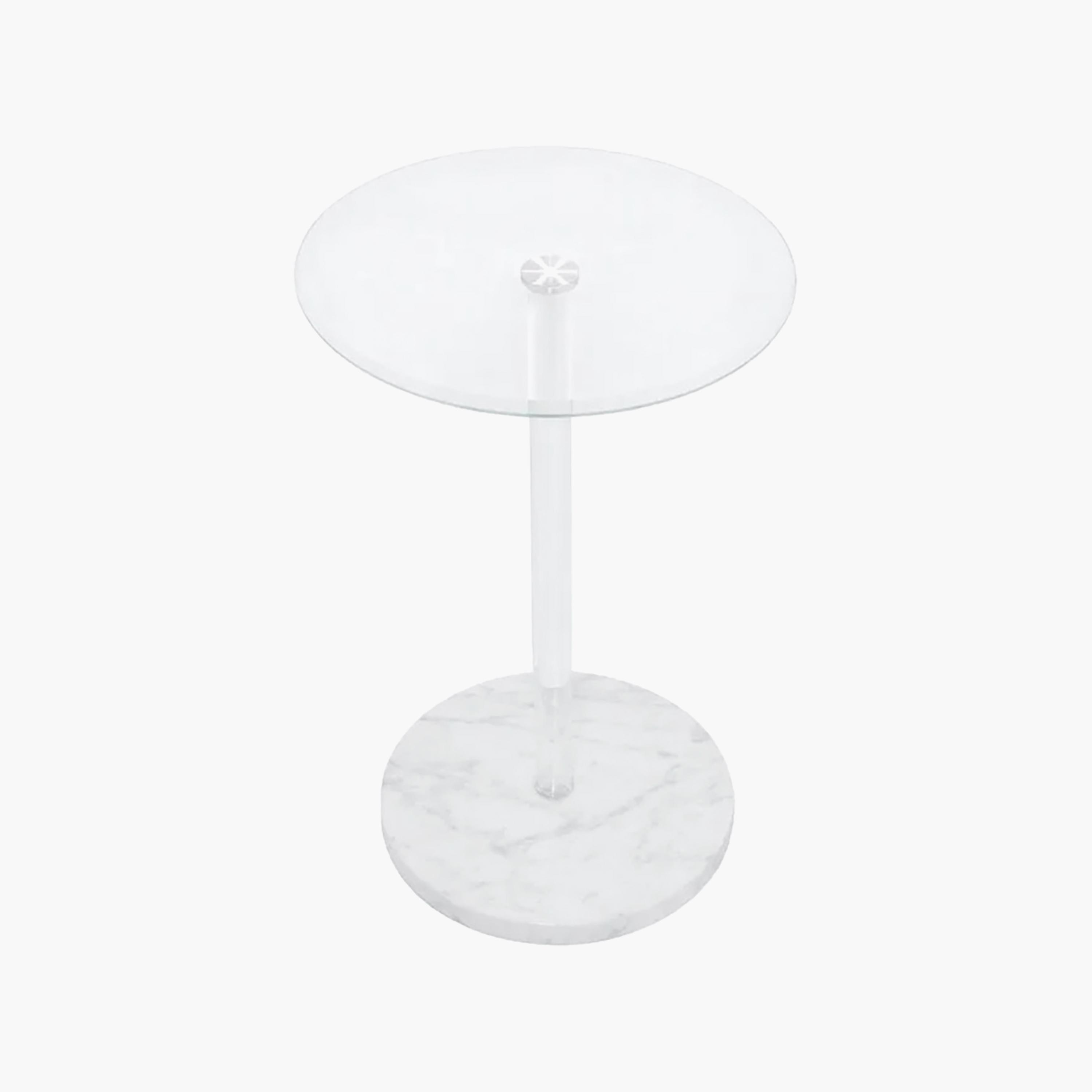 طاولة زينة بقاعدة زجاجية من ماريا هومز-furniture-livingroom-sideandendtables-image-4