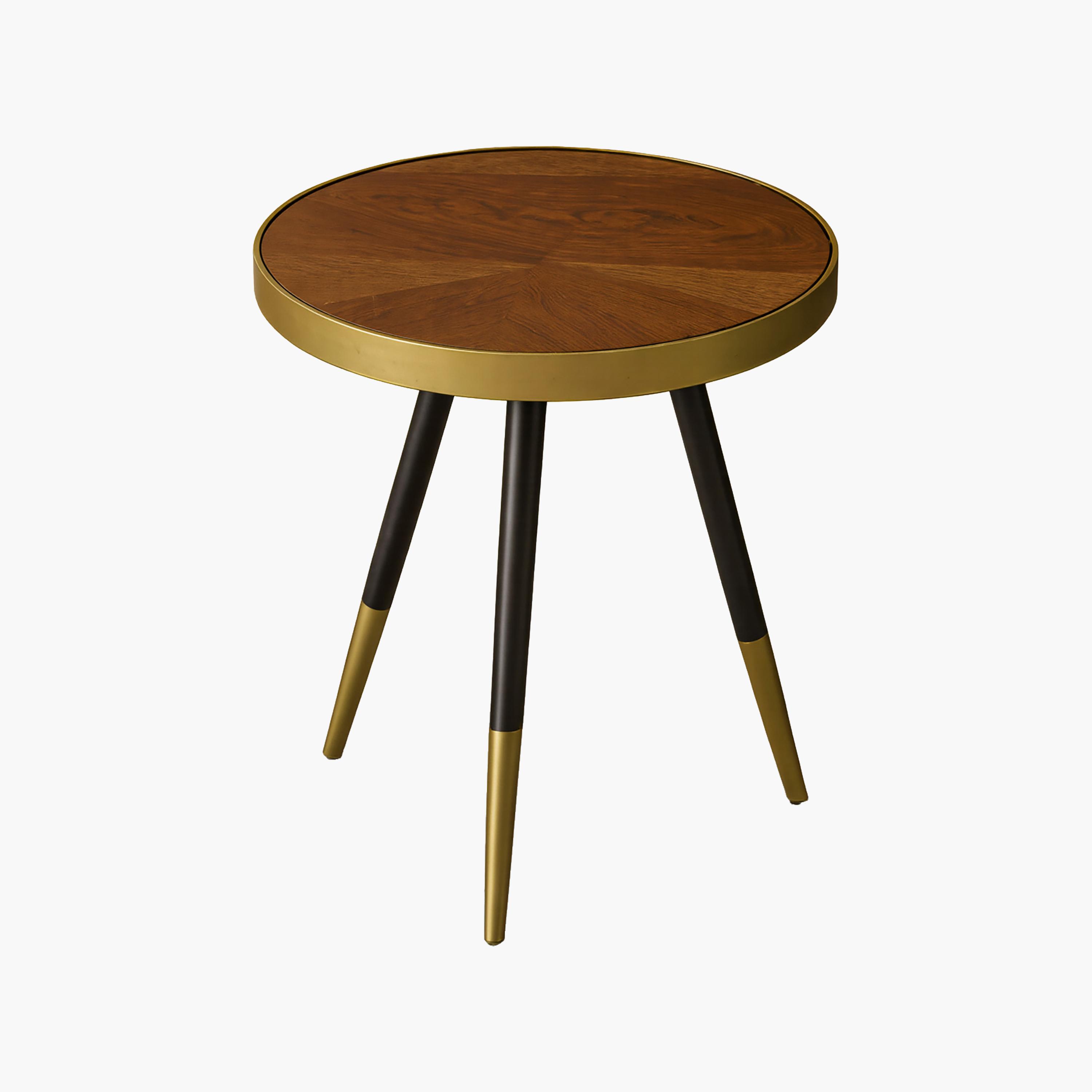طاولة جانبية بأرجل خشبية مخروطية من ماريا هومز-furniture-livingroom-sideandendtables-image-4