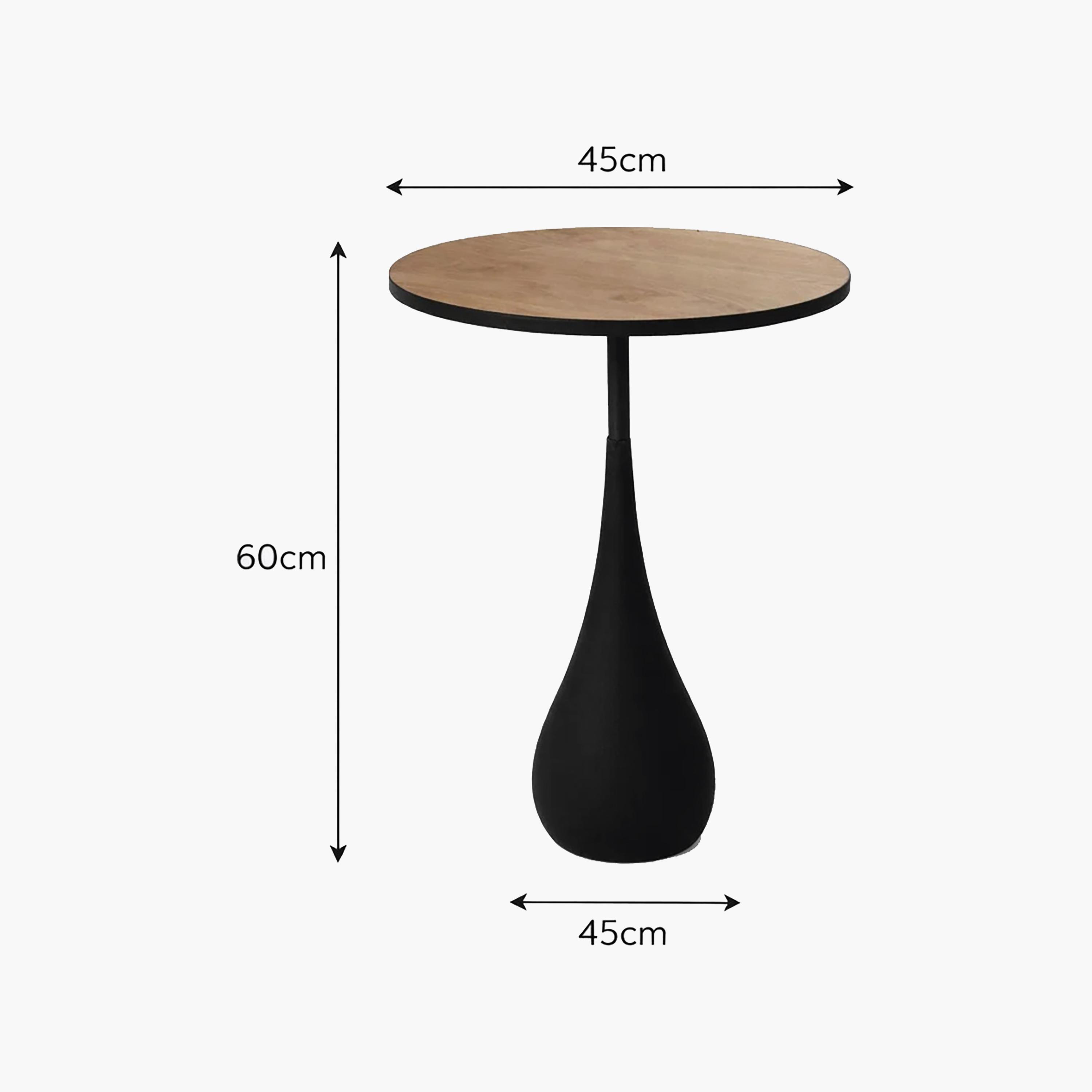 طاولة جانبية خشبية بقاعدة عمودية من ماريا هومز-furniture-livingroom-sideandendtables-image-6