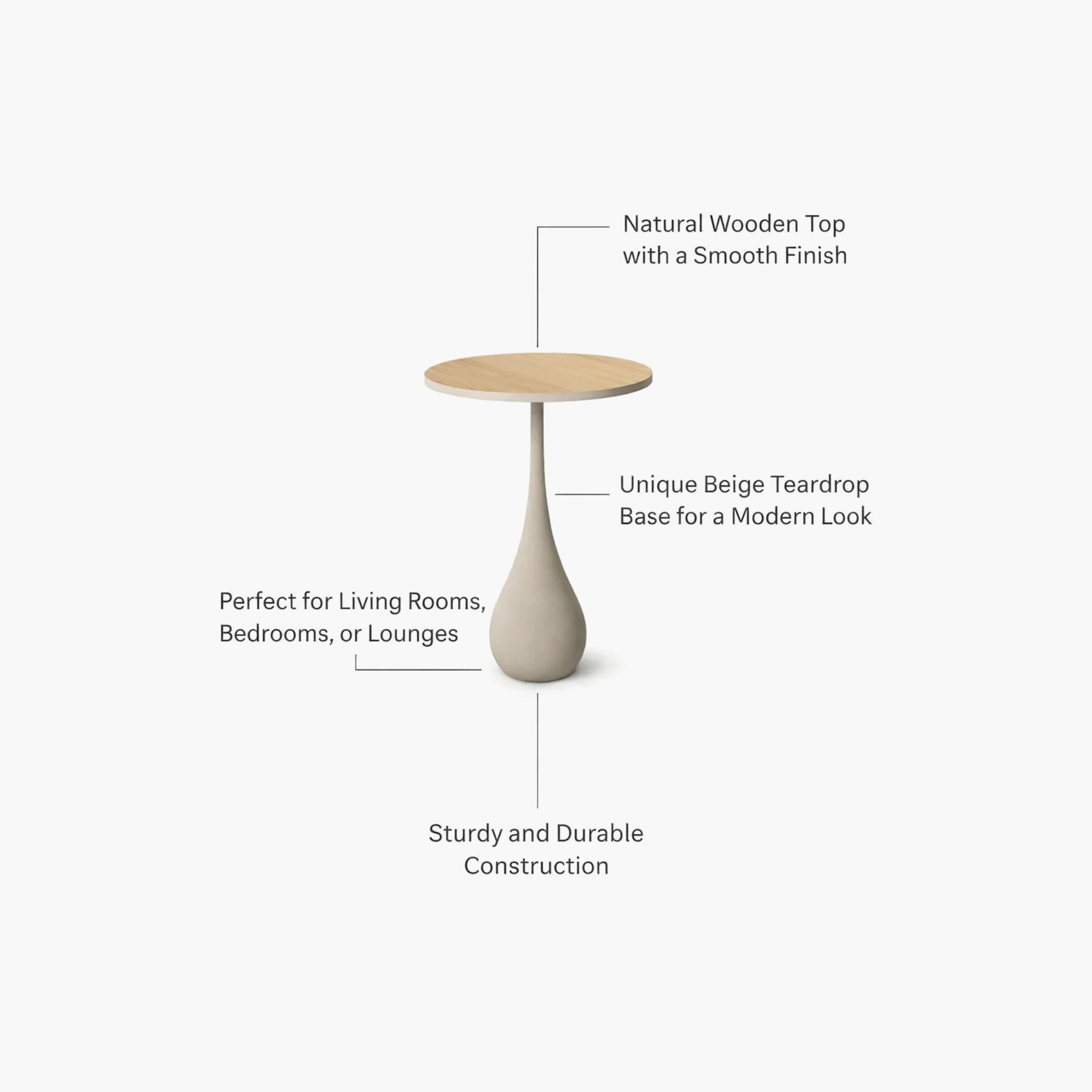 طاولة جانبية خشبية من ماريا هومز-furniture-livingroom-sideandendtables-image-5