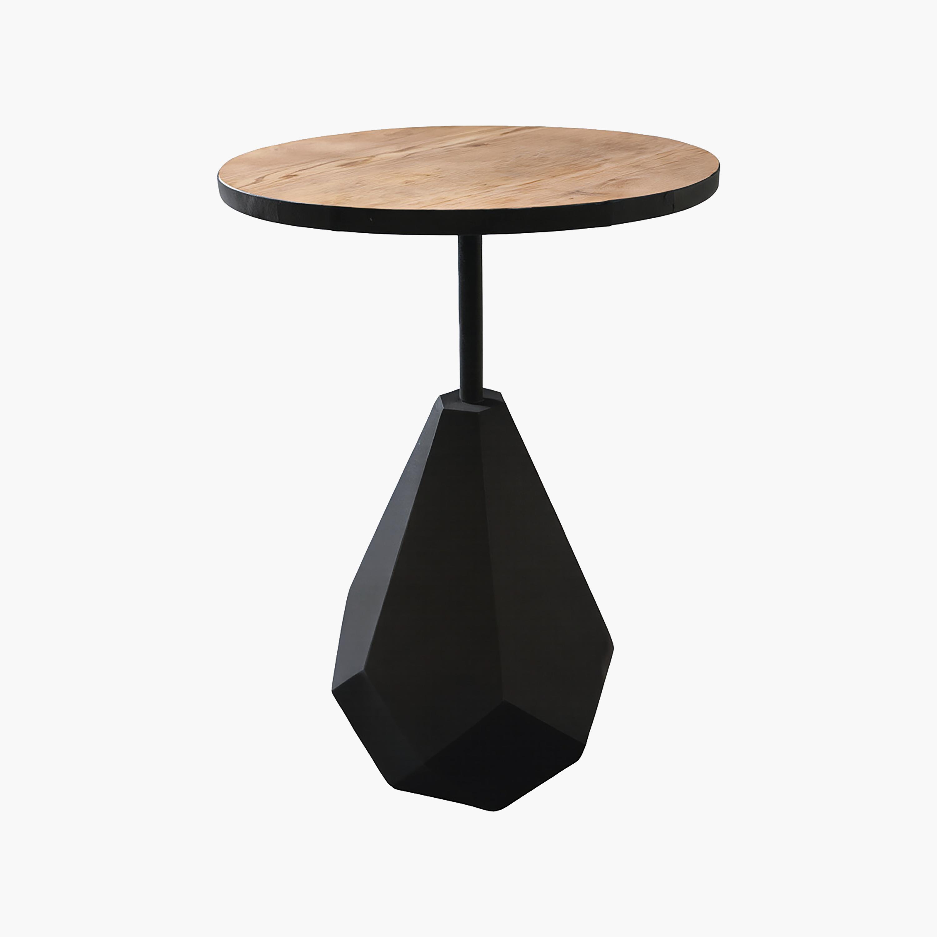 طاولة جانبية خشبية بقاعدة عمودية من ماريا هومز-furniture-livingroom-sideandendtables-image-4