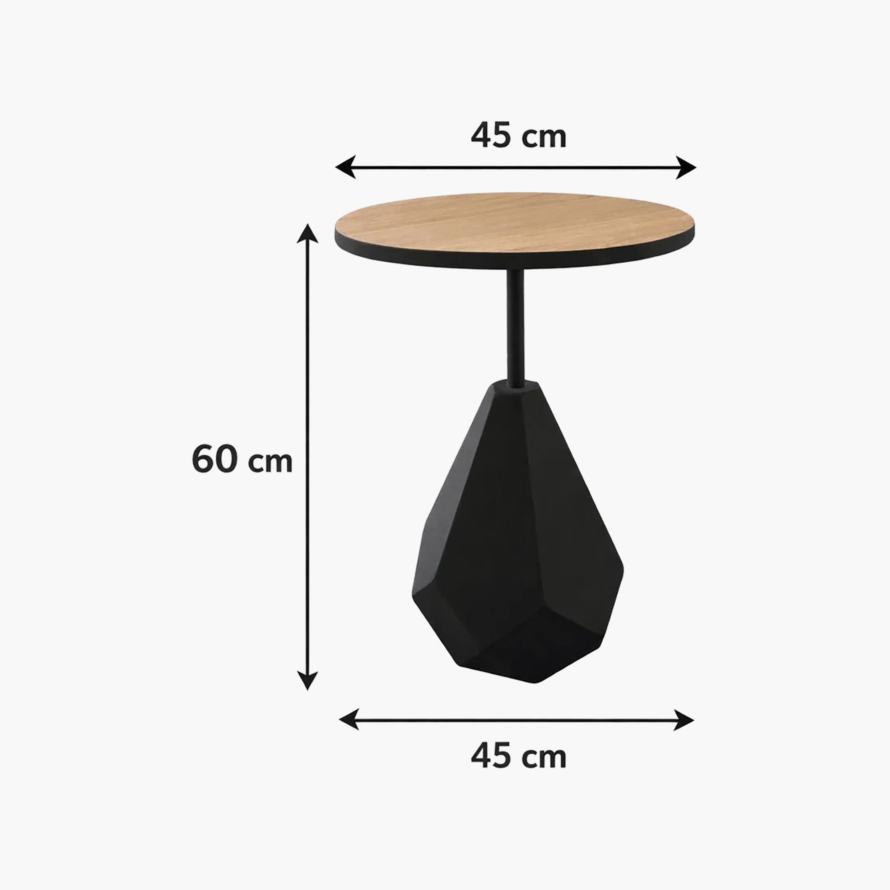 طاولة جانبية خشبية بقاعدة عمودية من ماريا هومز-furniture-livingroom-sideandendtables-image-6