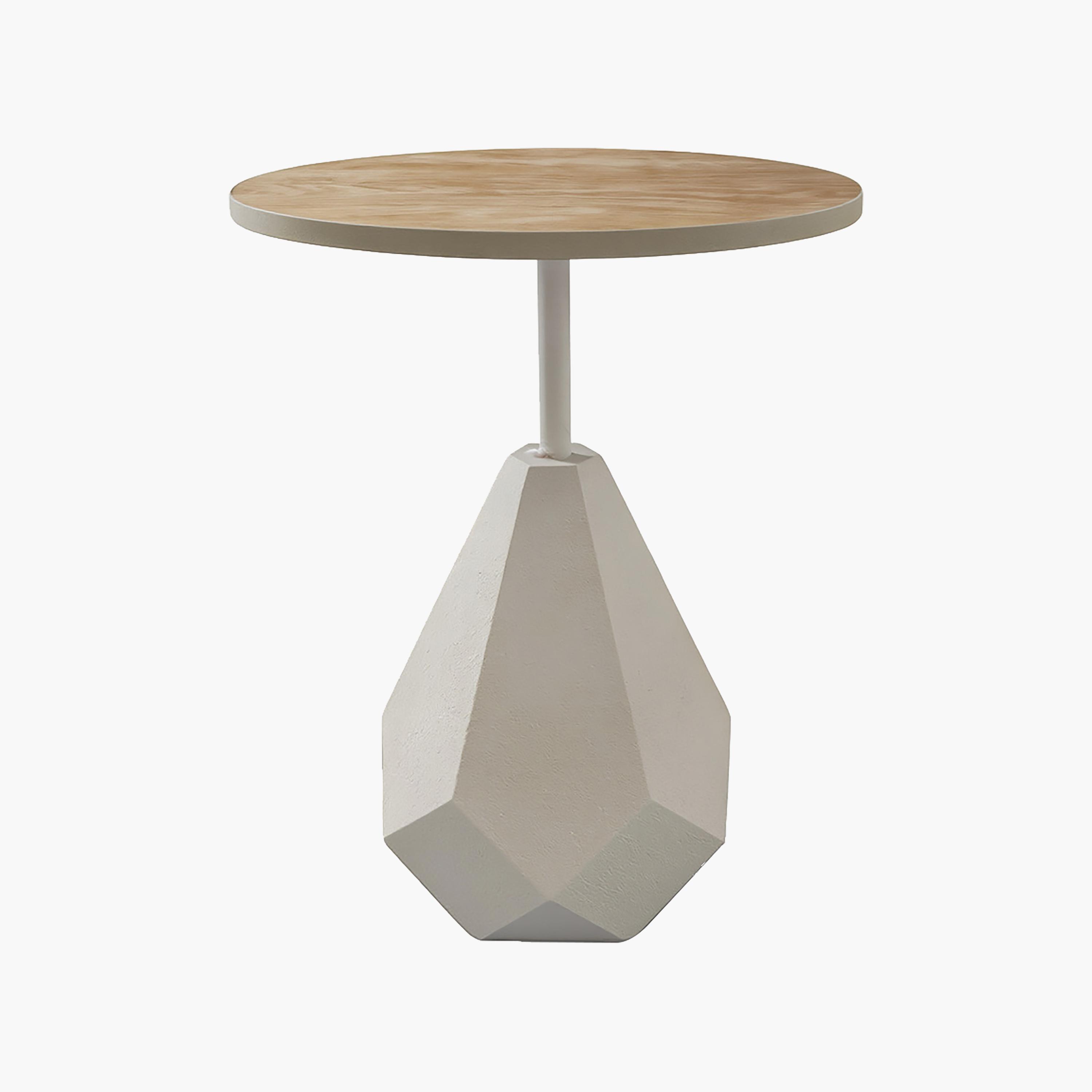 طاولة جانبية خشبية بقاعدة عمودية من ماريا هومز-furniture-livingroom-sideandendtables-image-4