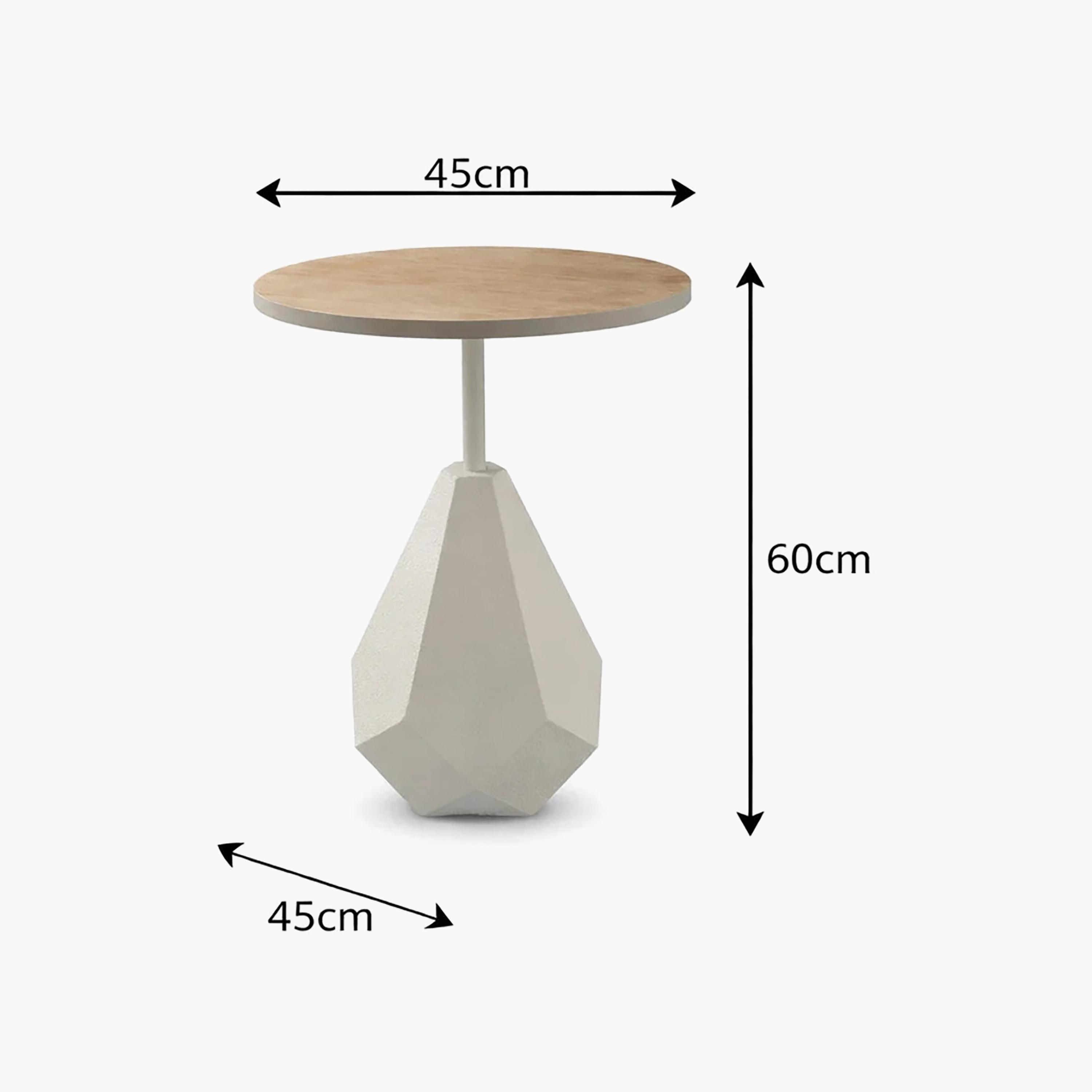 طاولة جانبية خشبية بقاعدة عمودية من ماريا هومز-furniture-livingroom-sideandendtables-image-6