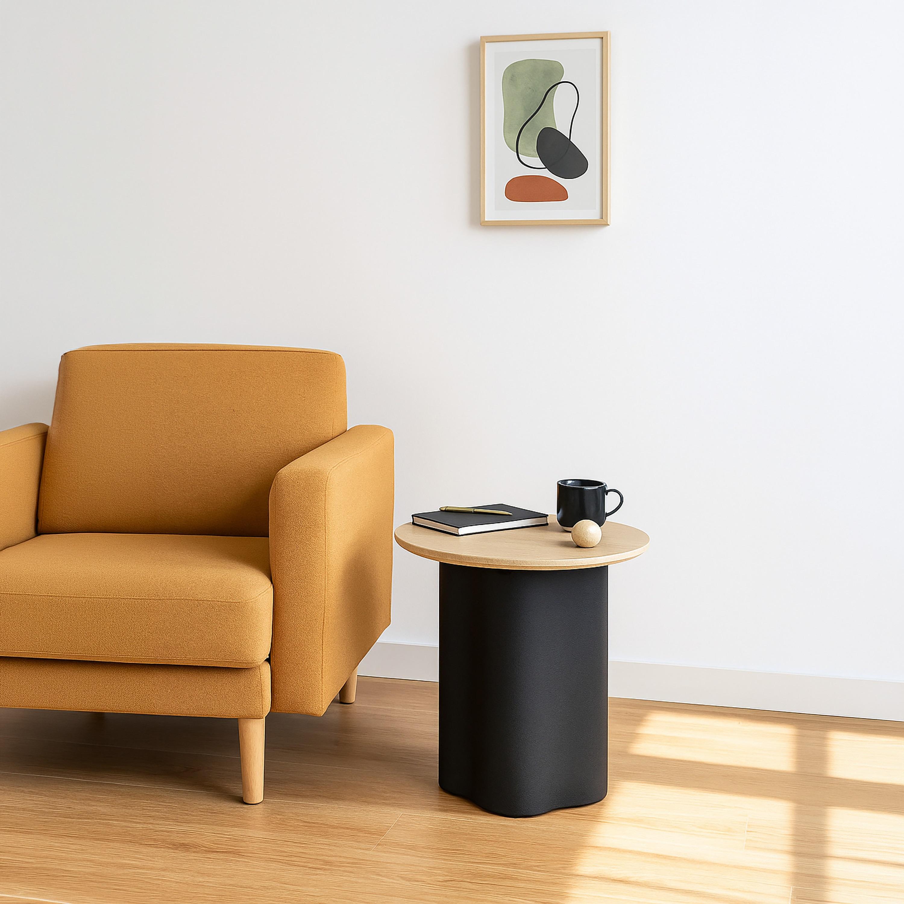 طاولة جانبية خشبية من ماريا هومز-furniture-livingroom-sideandendtables-image-2