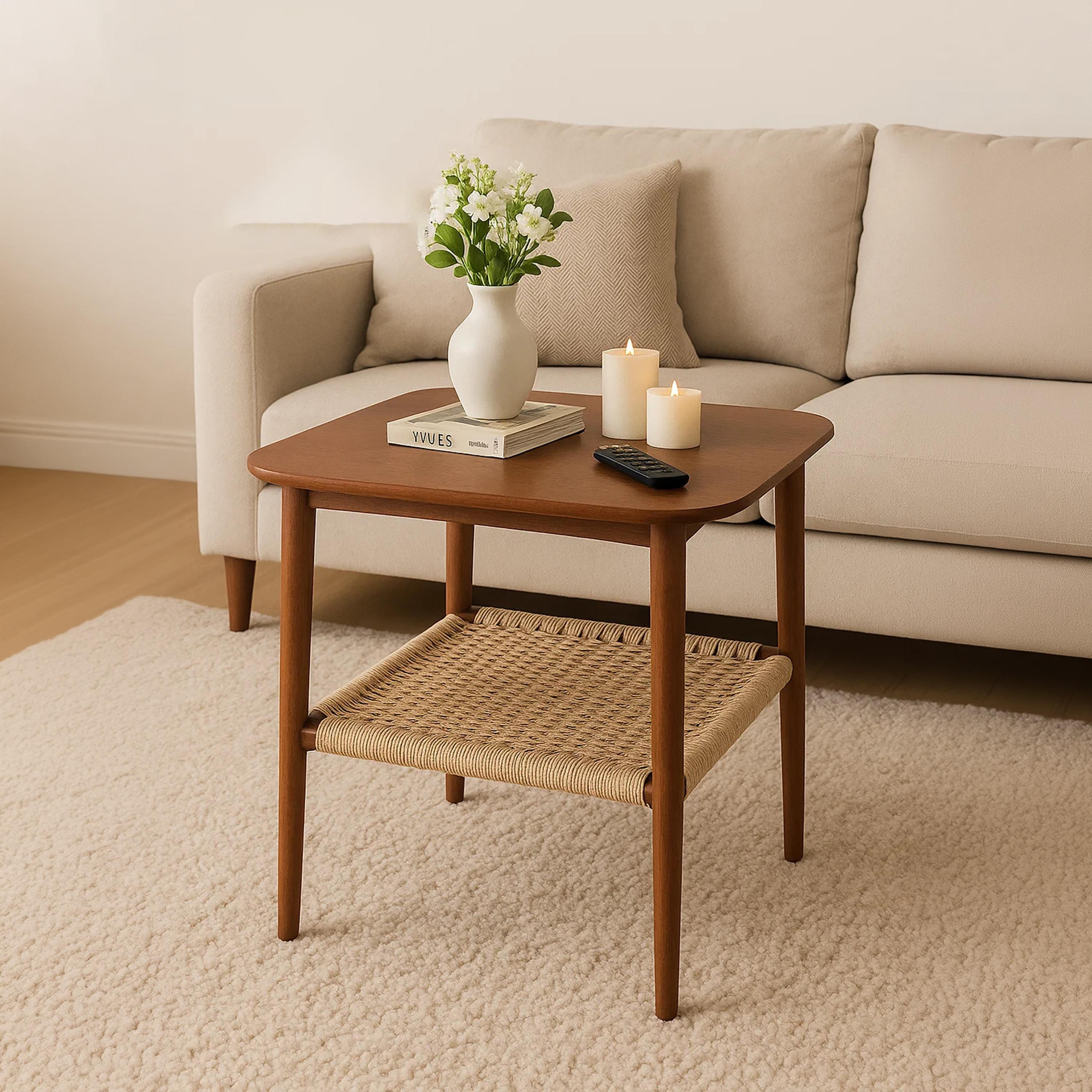 طاولة جانبية روطان بأربع أرجل من ماريا هومز-furniture-livingroom-sideandendtables-image-3