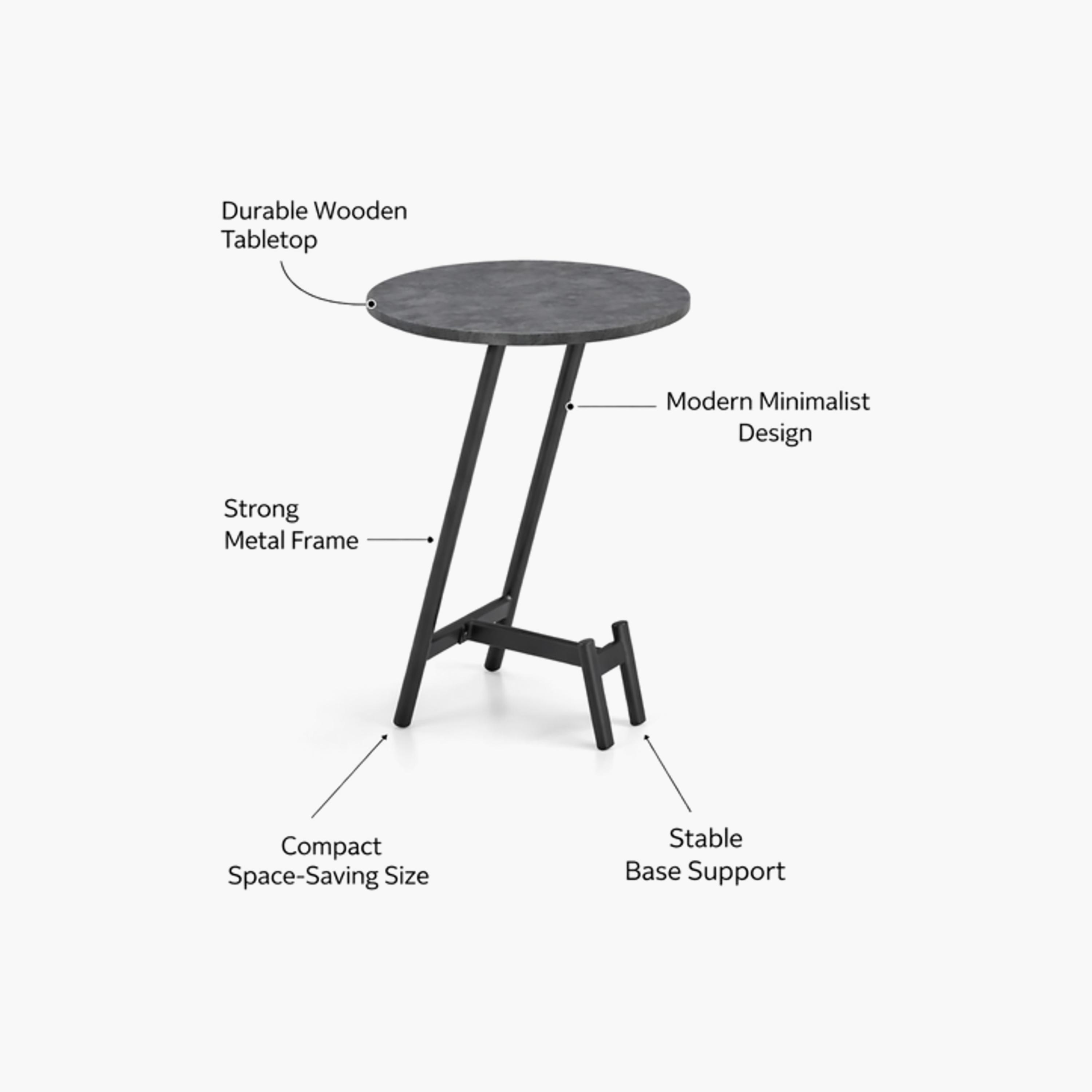 Maria Homes Metal 4-Leg Accent Table-furniture-livingroom-sideandendtables-image-5