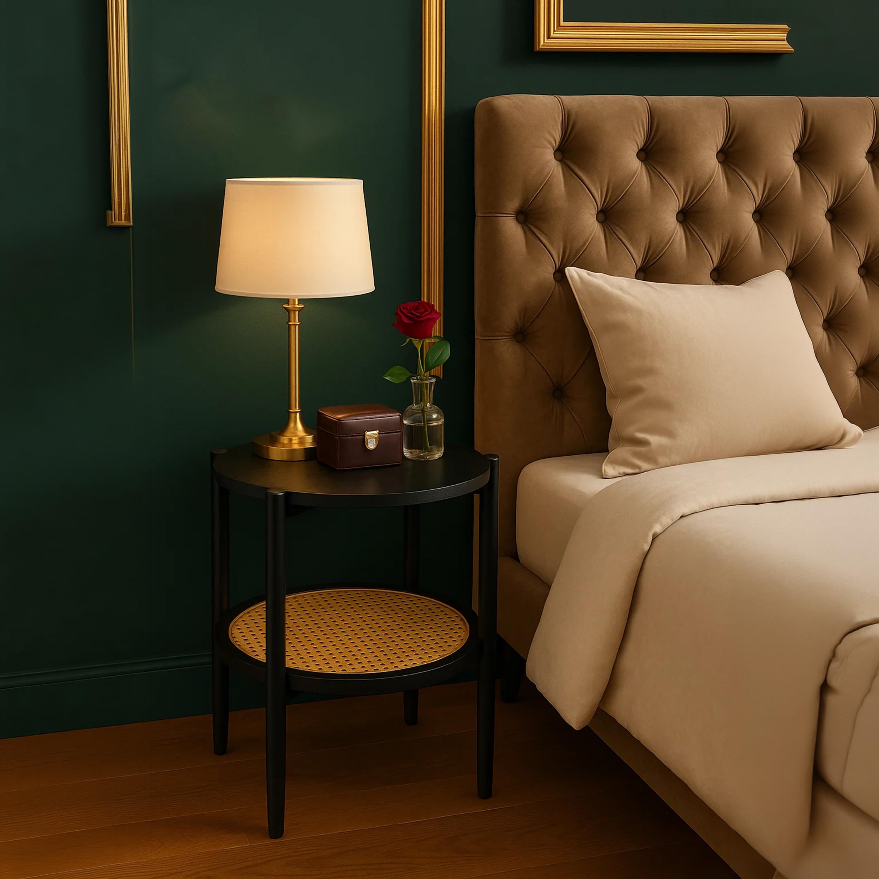 طاولة جانبية روطان بأربع أرجل من ماريا هومز-furniture-livingroom-sideandendtables-image-4