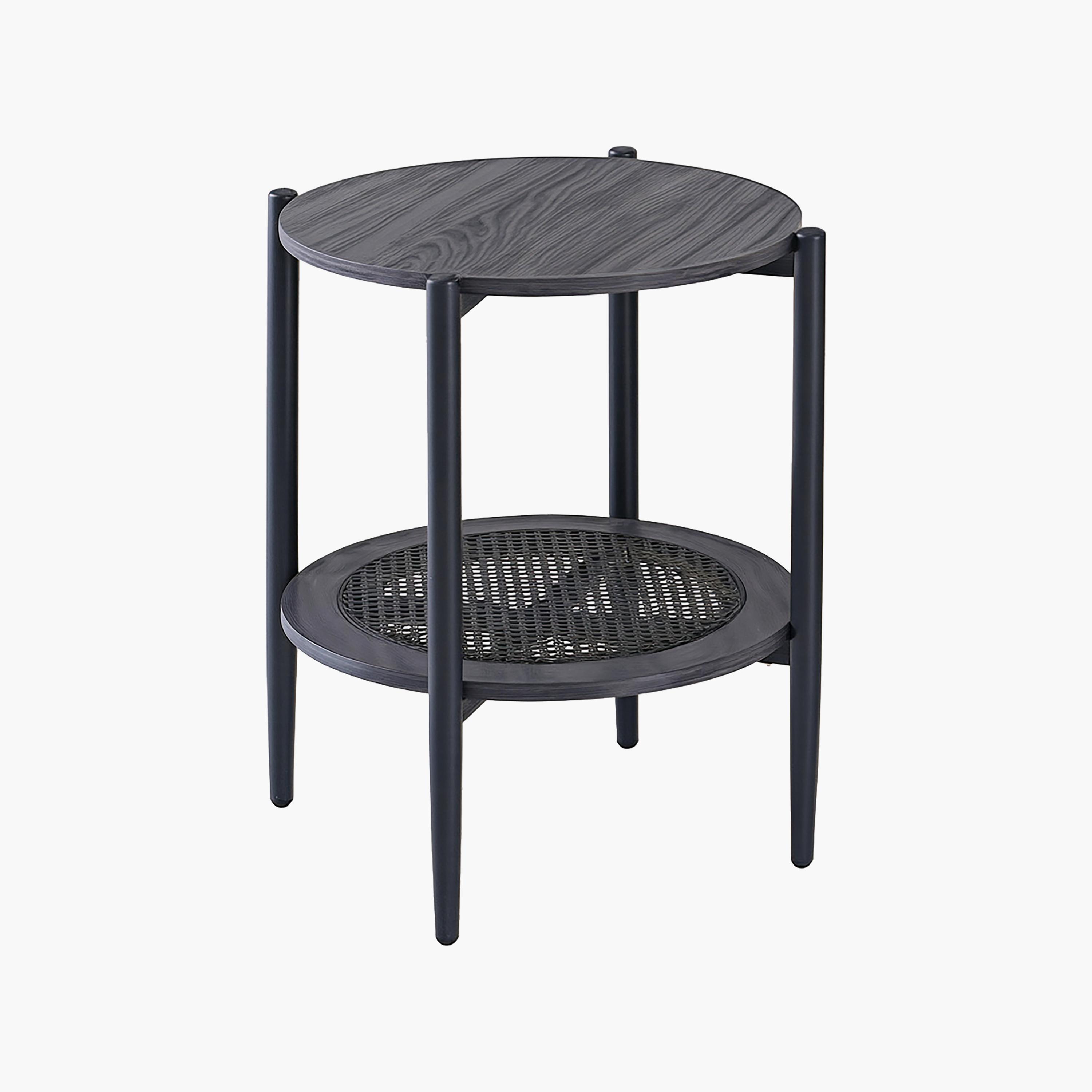 طاولة جانبية معدنية بأربع أرجل من ماريا هومز-furniture-livingroom-sideandendtables-image-4