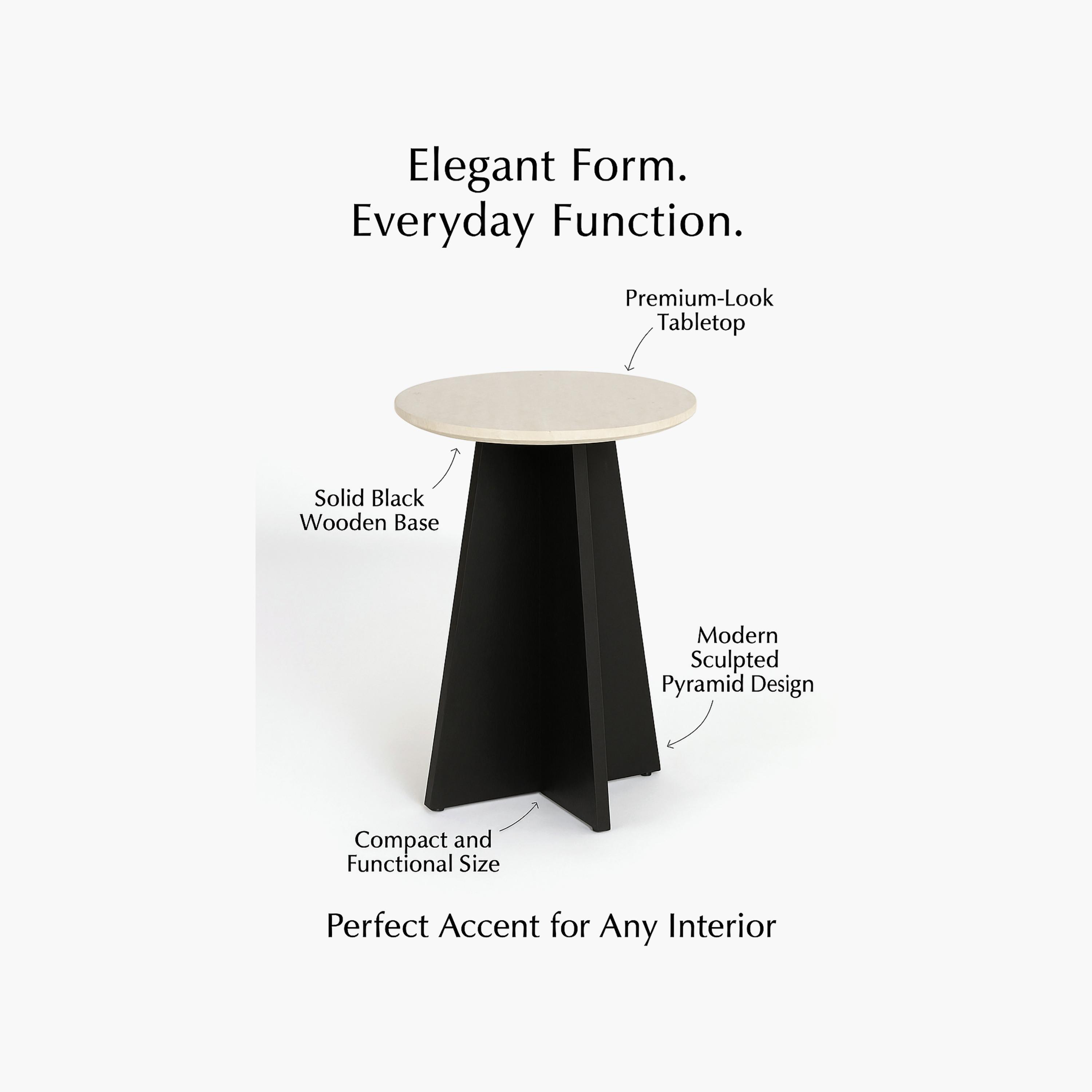 طاولة جانبية رخامية بقاعدة ركيزة من ماريا هومز-furniture-livingroom-sideandendtables-image-4