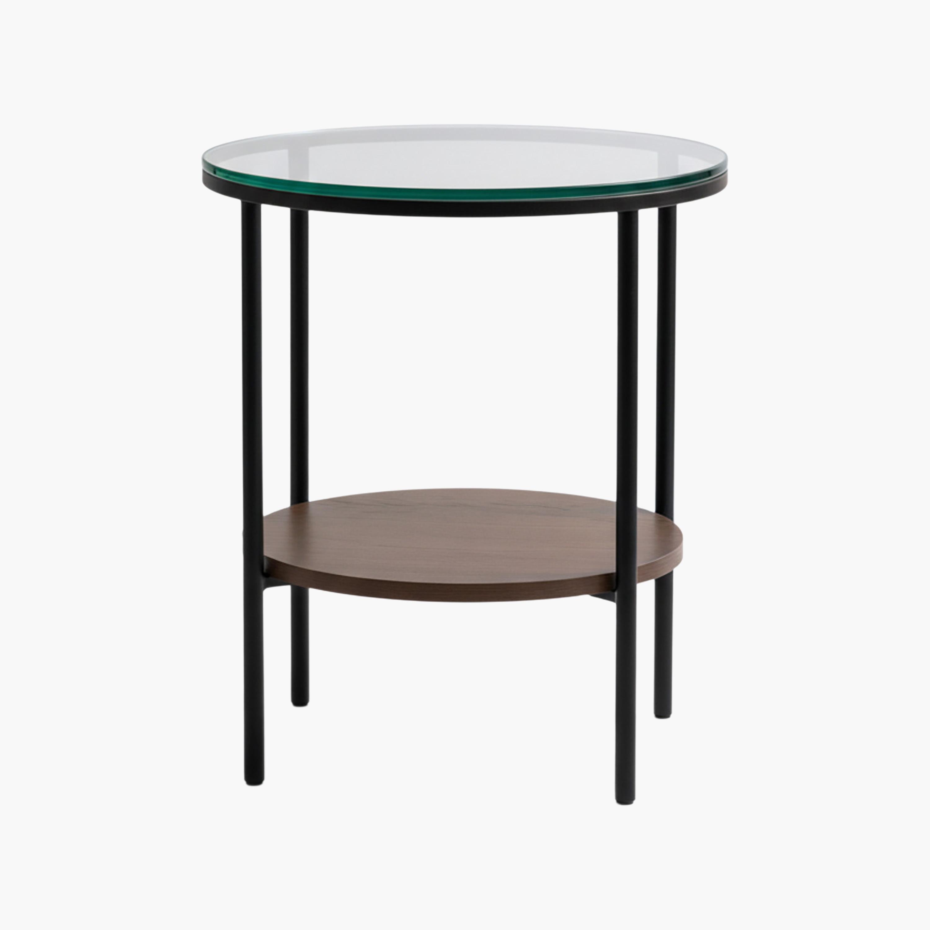 طاولة جانبية زجاجية بأربع أرجل من ماريا هومز-furniture-livingroom-sideandendtables-image-5