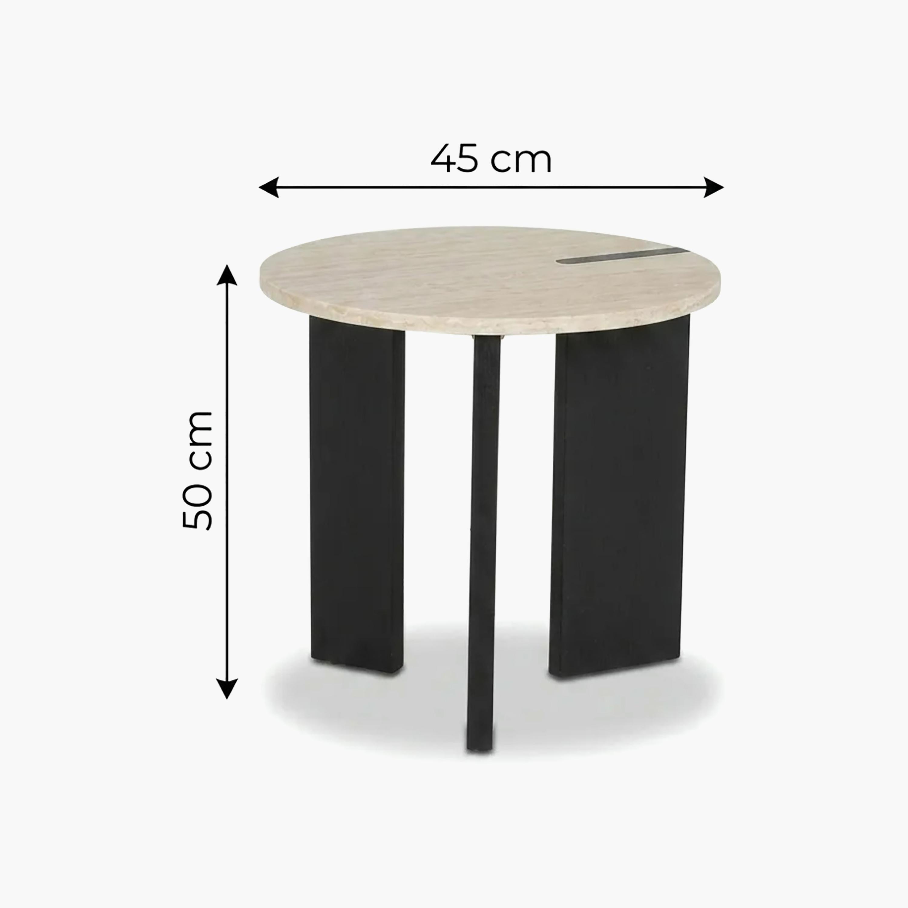 طاولة جانبية بأرجل خشبية من ماريا هومز-furniture-livingroom-sideandendtables-image-5