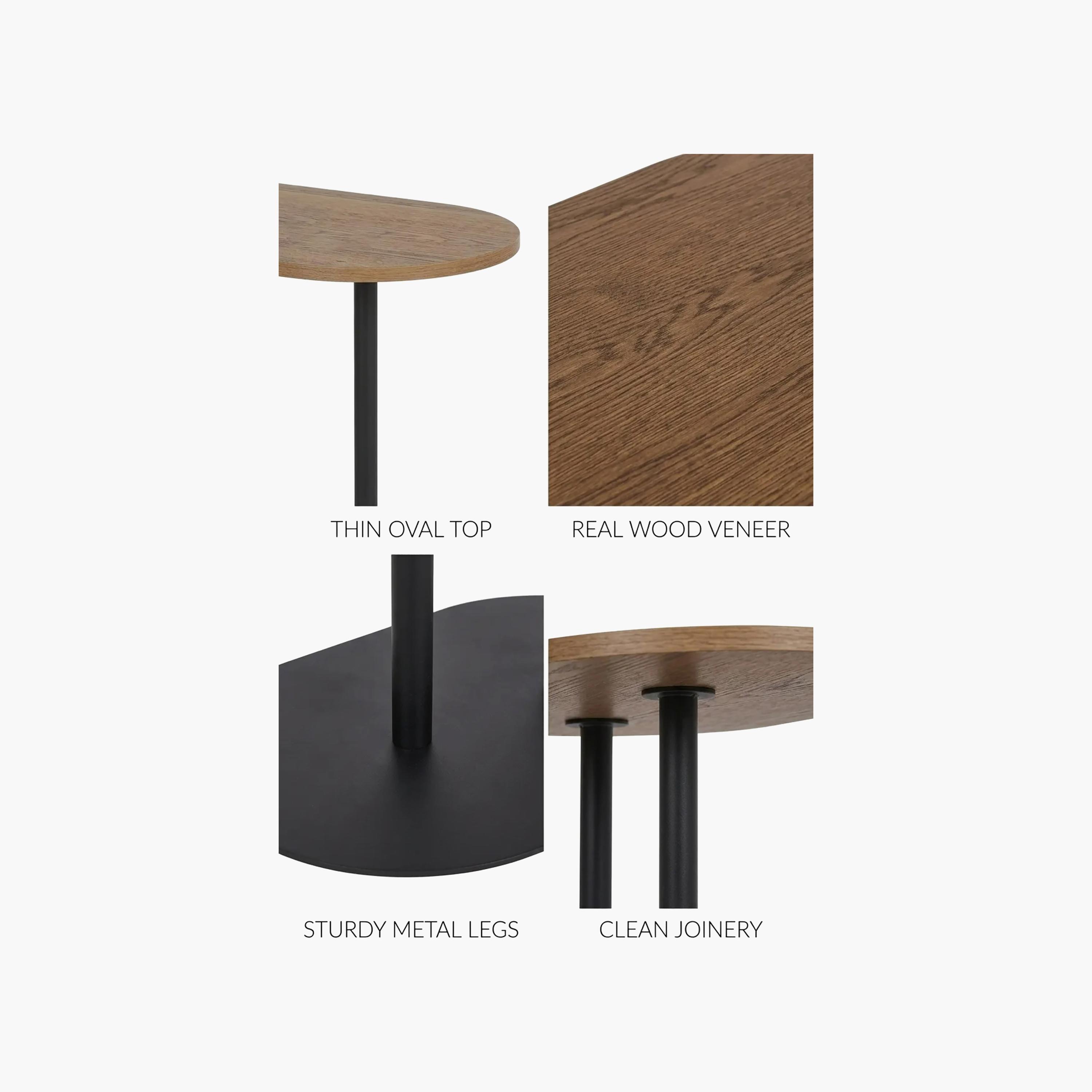 طاولة جانبية خشبية بقاعدة عمودية من ماريا هومز-furniture-livingroom-sideandendtables-image-3
