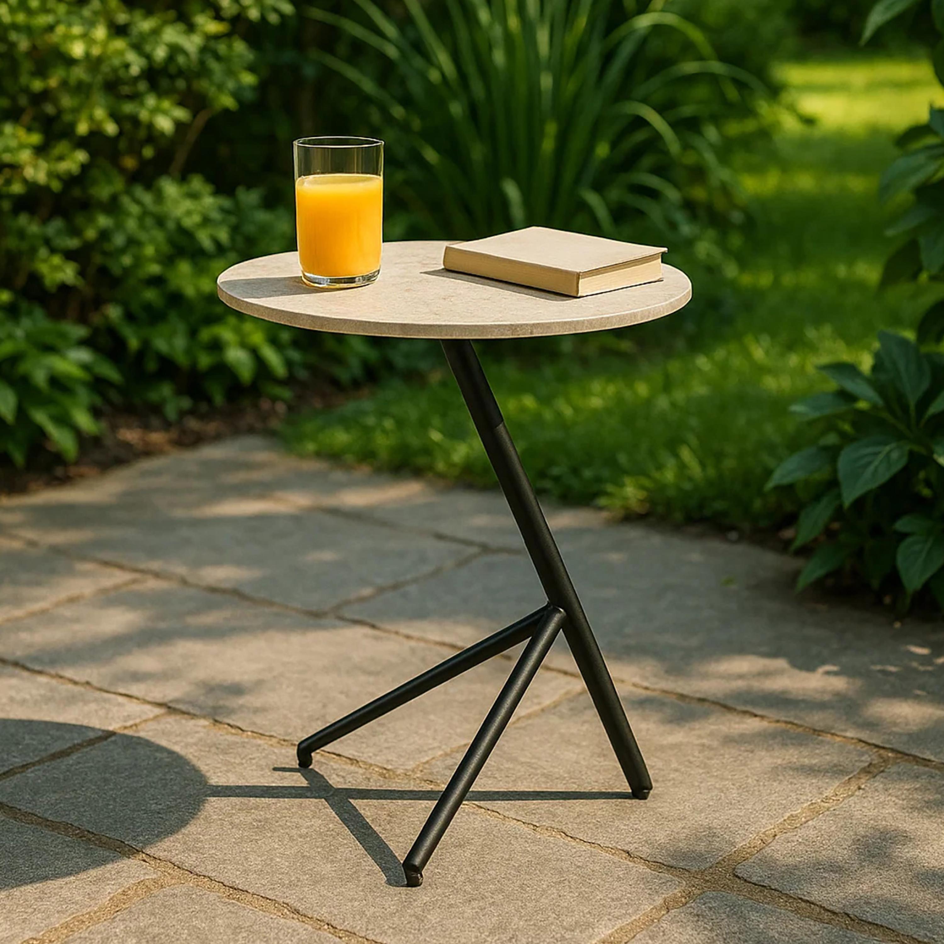 Maria Homes Marble Legs Accent Table-furniture-livingroom-sideandendtables-image-1