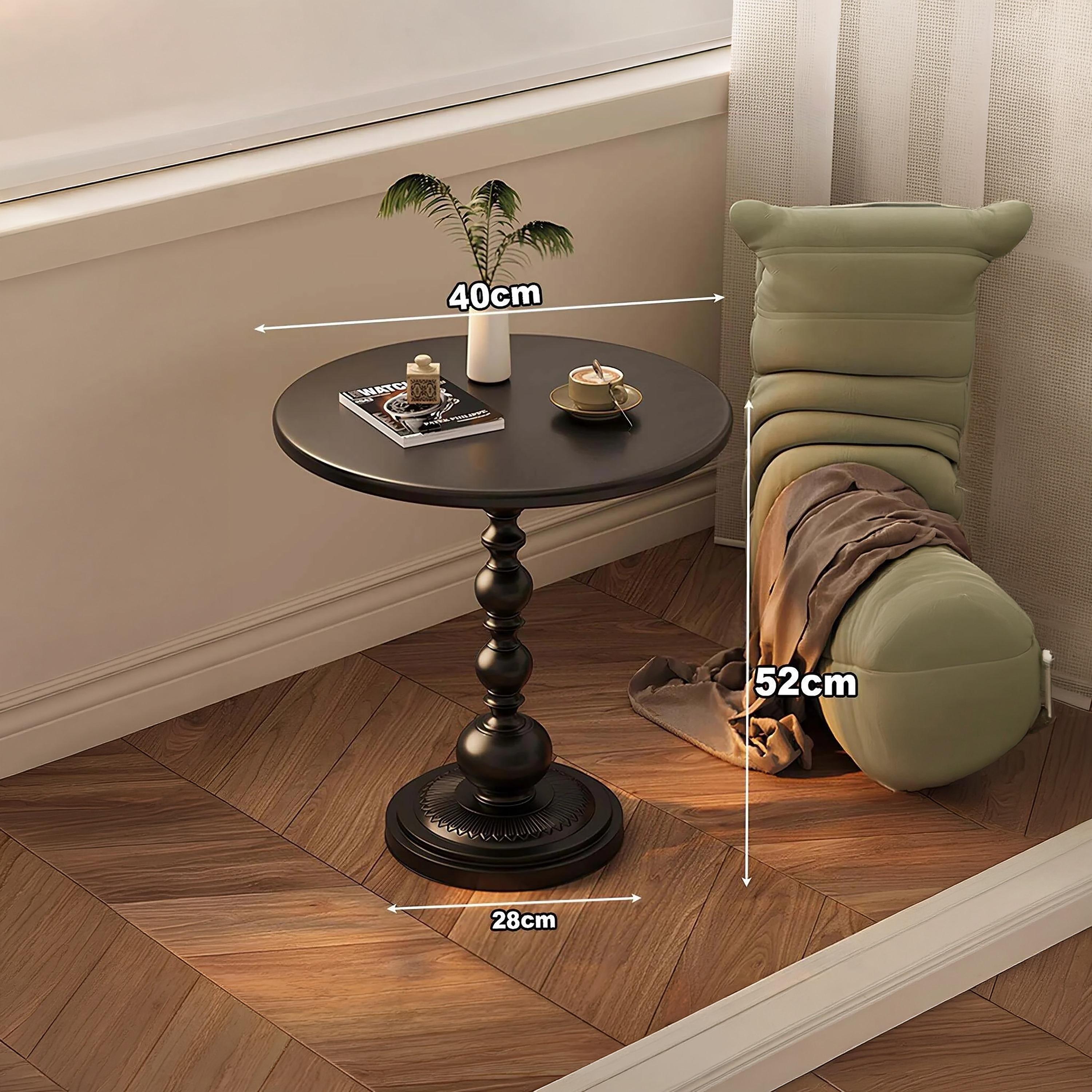 Maria Homes Metal Pedestal Accent Table-furniture-livingroom-sideandendtables-image-6