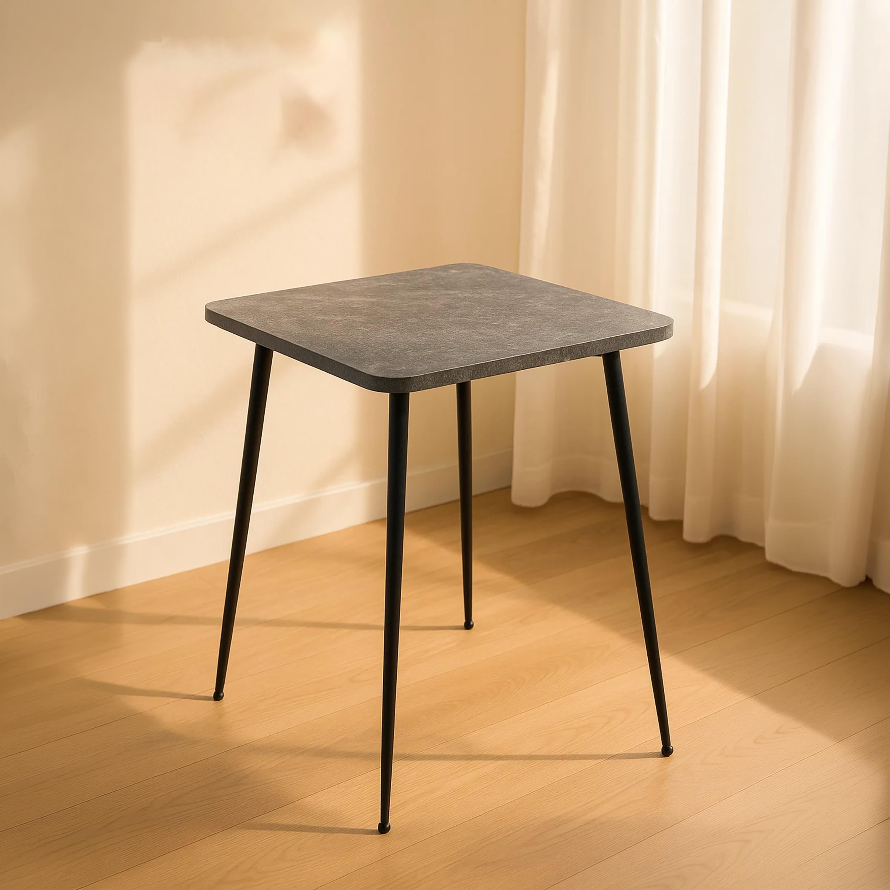 طاولة جانبية خشبية بأربع قوائم من ماريا هومز-furniture-livingroom-sideandendtables-image-2