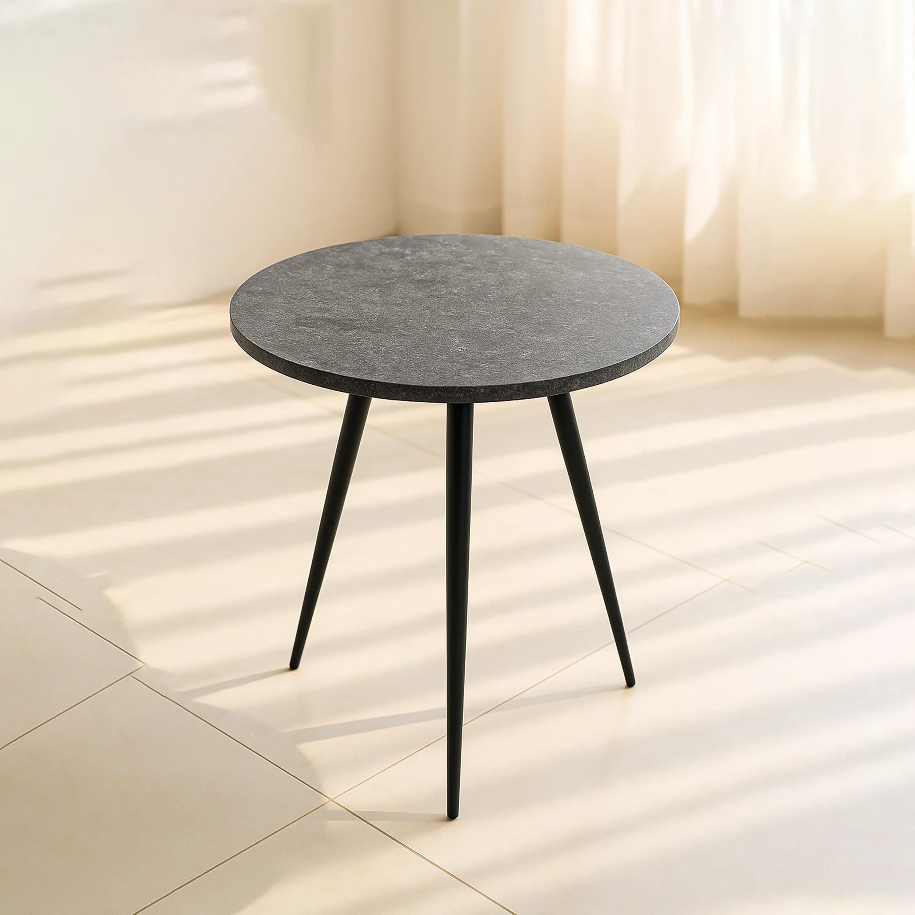 طاولة جانبية خشبية بأربع قوائم من ماريا هومز-furniture-livingroom-sideandendtables-image-2